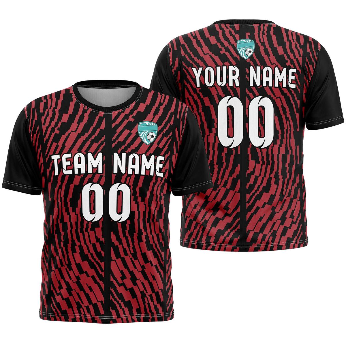 Custom Graffiti Pattern D3 Soccer Jersey Personalized Football Uniform with Name & Number