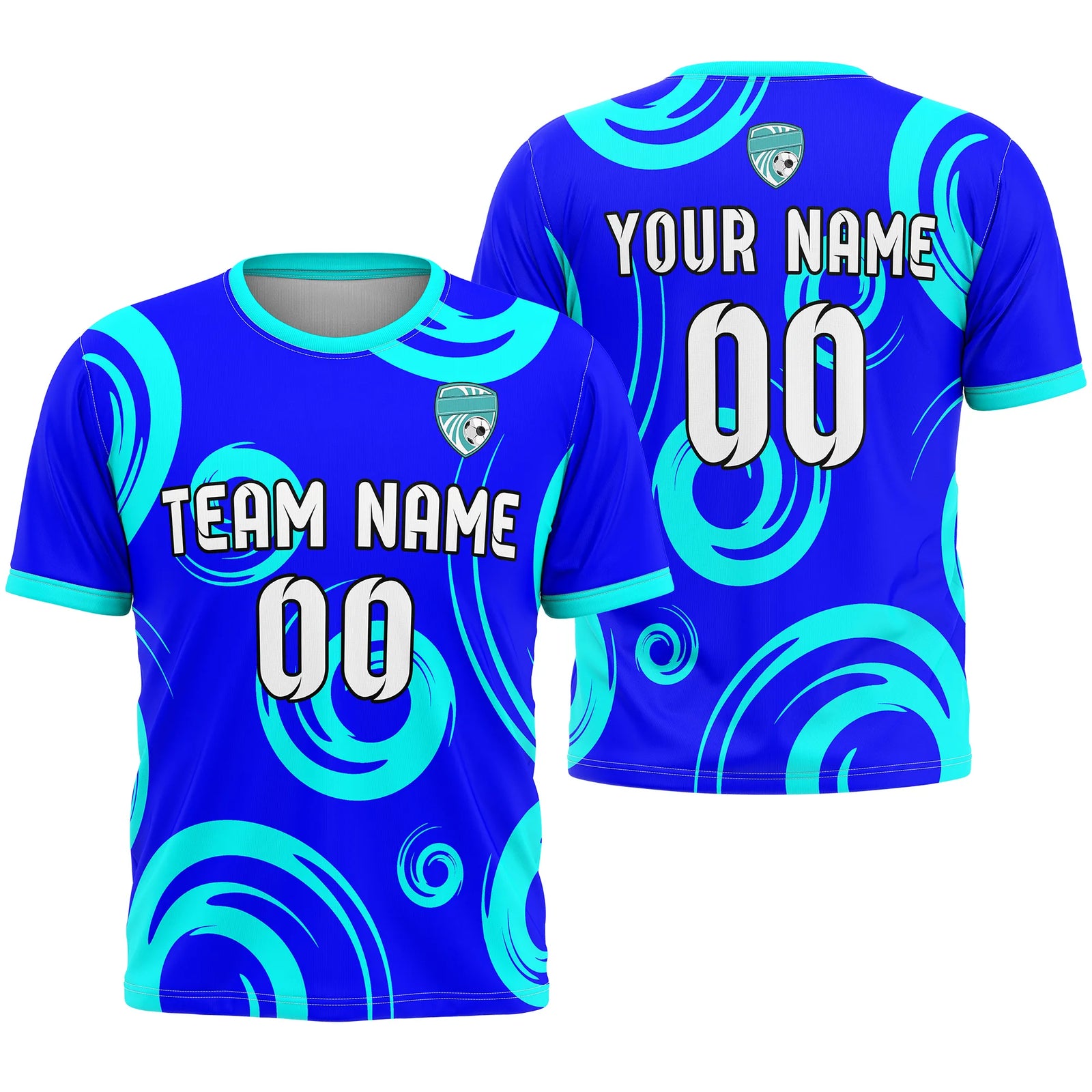 Custom Abstract Pattern D1 Soccer Jersey Personalized Football Uniform with Name & Number