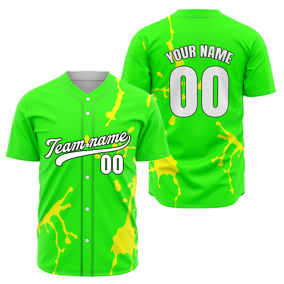 Custom Splash Fusion Sports Jersey Personalized Uniform with Name & Number