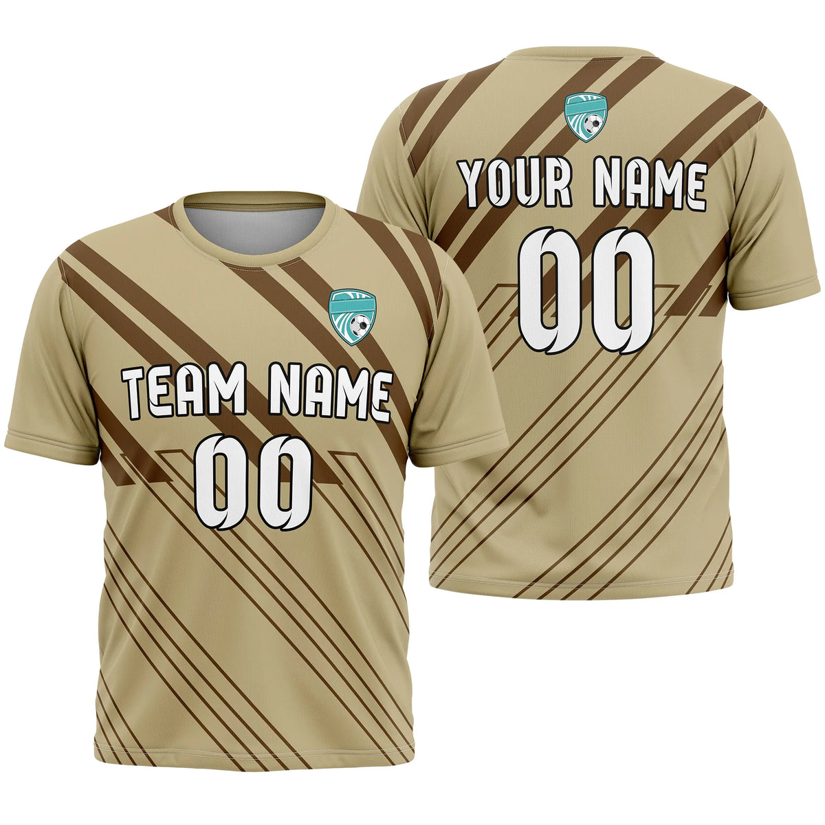 Custom Strip Fashion D4 Soccer Jersey Personalized Football Uniform with Name & Number