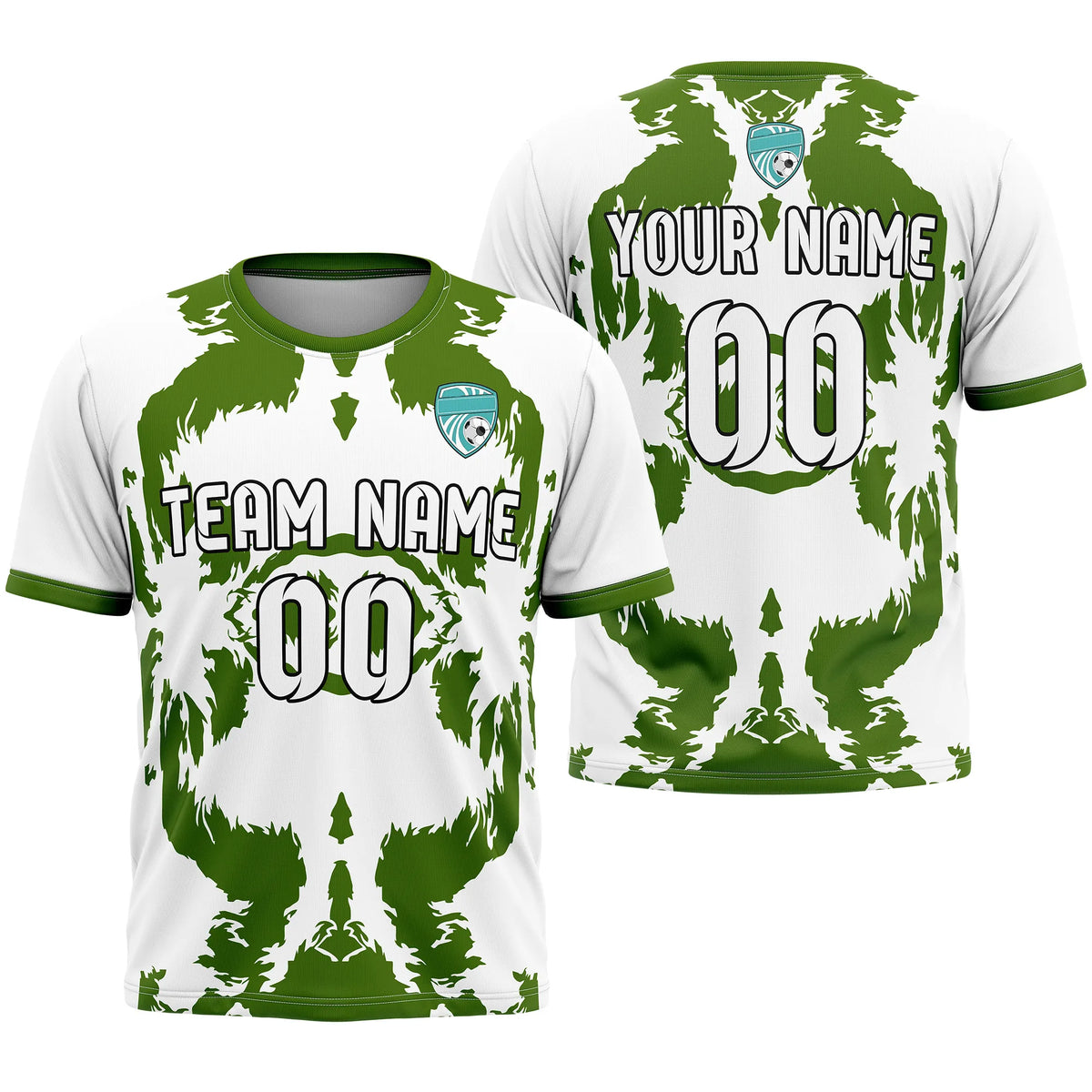 Custom Abstract Pattern D5 Soccer Jersey Personalized Football Uniform with Name & Number