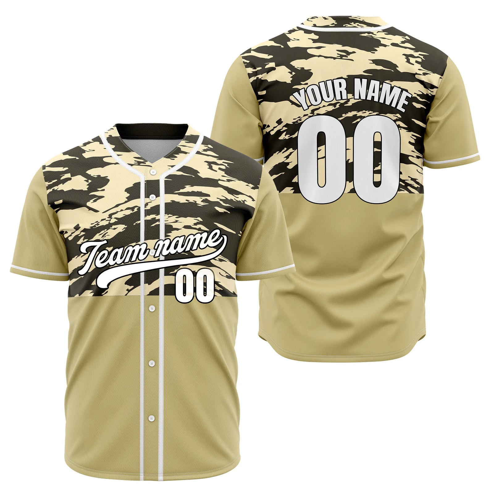 Custom Split Motion Baseball Sports Jersey Personalized Uniform with Name & Number