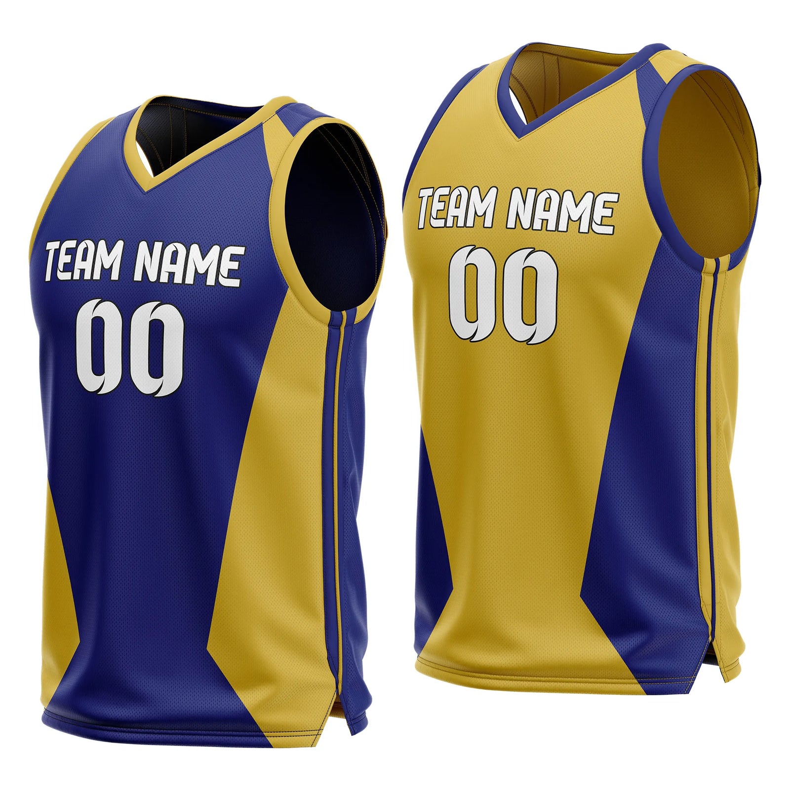 Custom Power Panel Reversible Top Sports Jersey Personalized Uniform with Name & Number