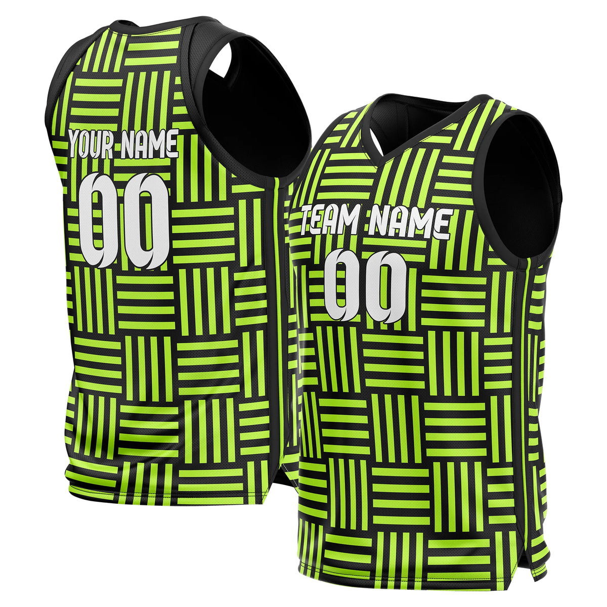 Custom Maze Line Printed Sports Jersey Personalized Uniform with Name & Number