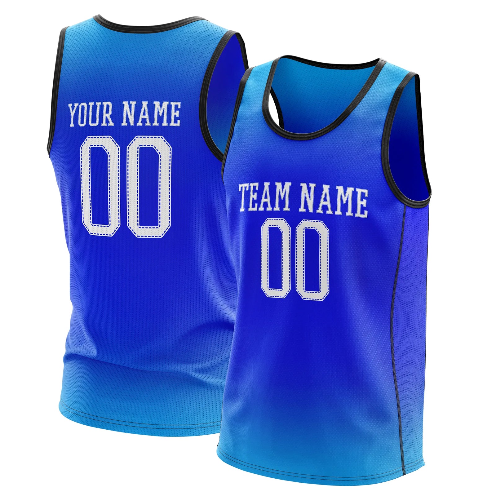 Custom Gradient fashion top Victory Fade Sports Jersey Personalized Uniform with Name & Number