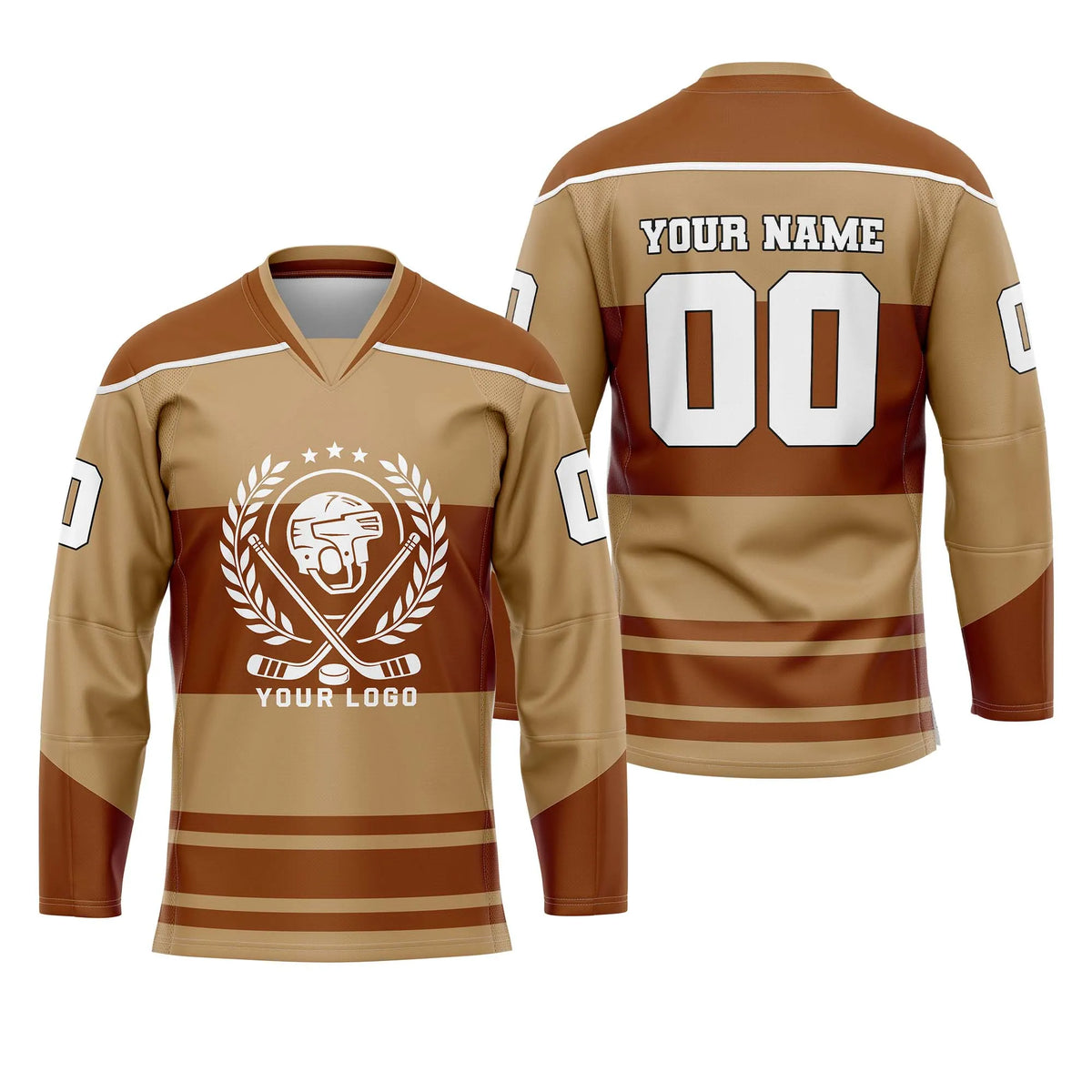 Custom Personalized D5 New Arrival Ice Hockey Jersey with Name, Number & Team Logo