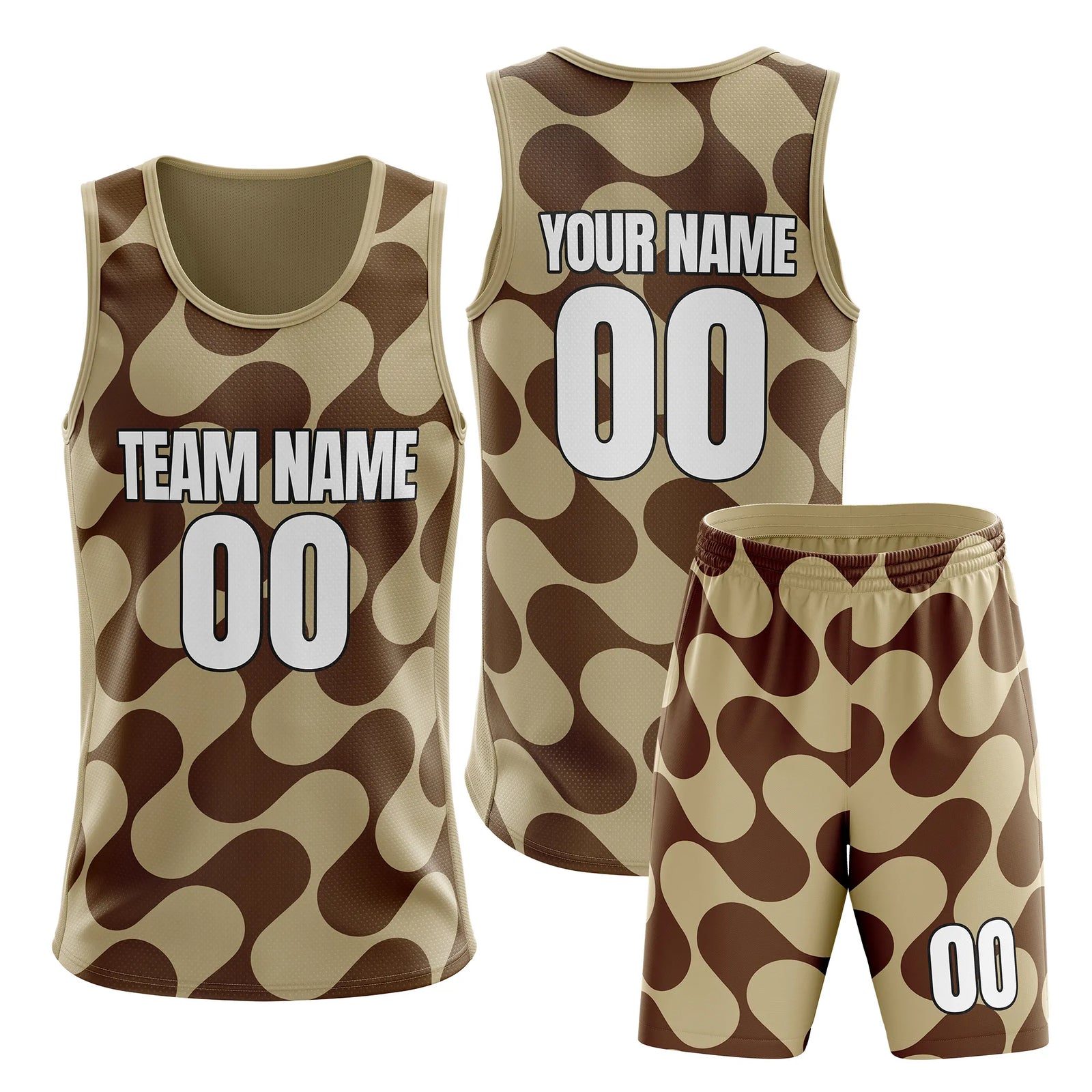 Custom Colour Block Set Amber Fusion Sports Jersey Personalized Uniform with Name & Number