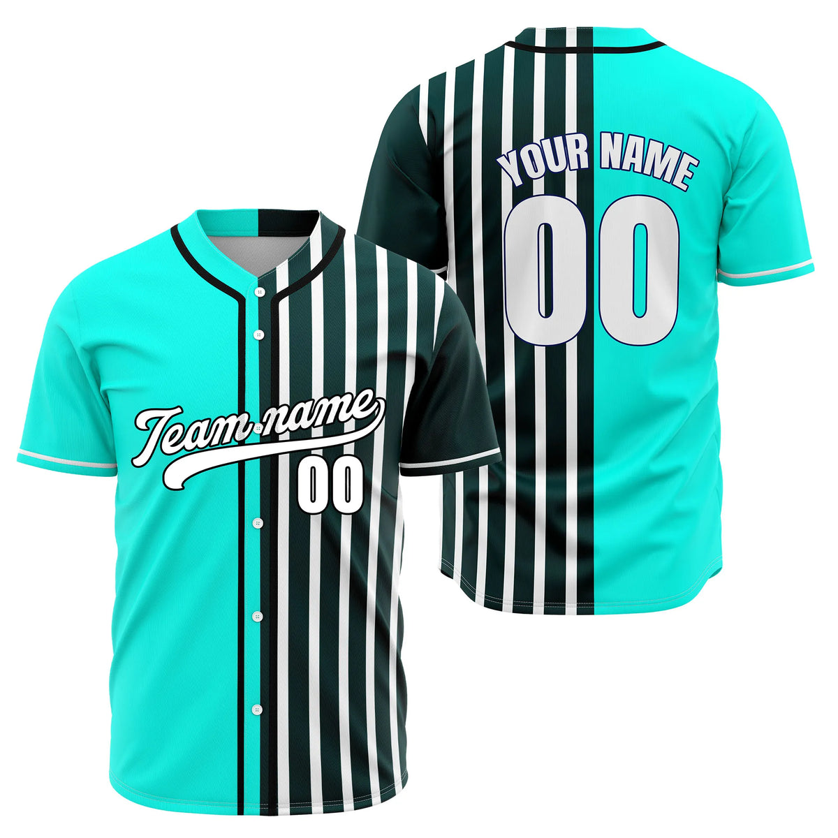 Custom Rival Lines Baseball Sports Jersey Personalized Uniform with Name &amp; Number