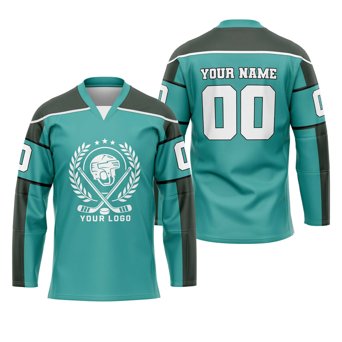 Custom Personalized D1 New Arrival Ice Hockey Jersey with Name, Number & Team Logo