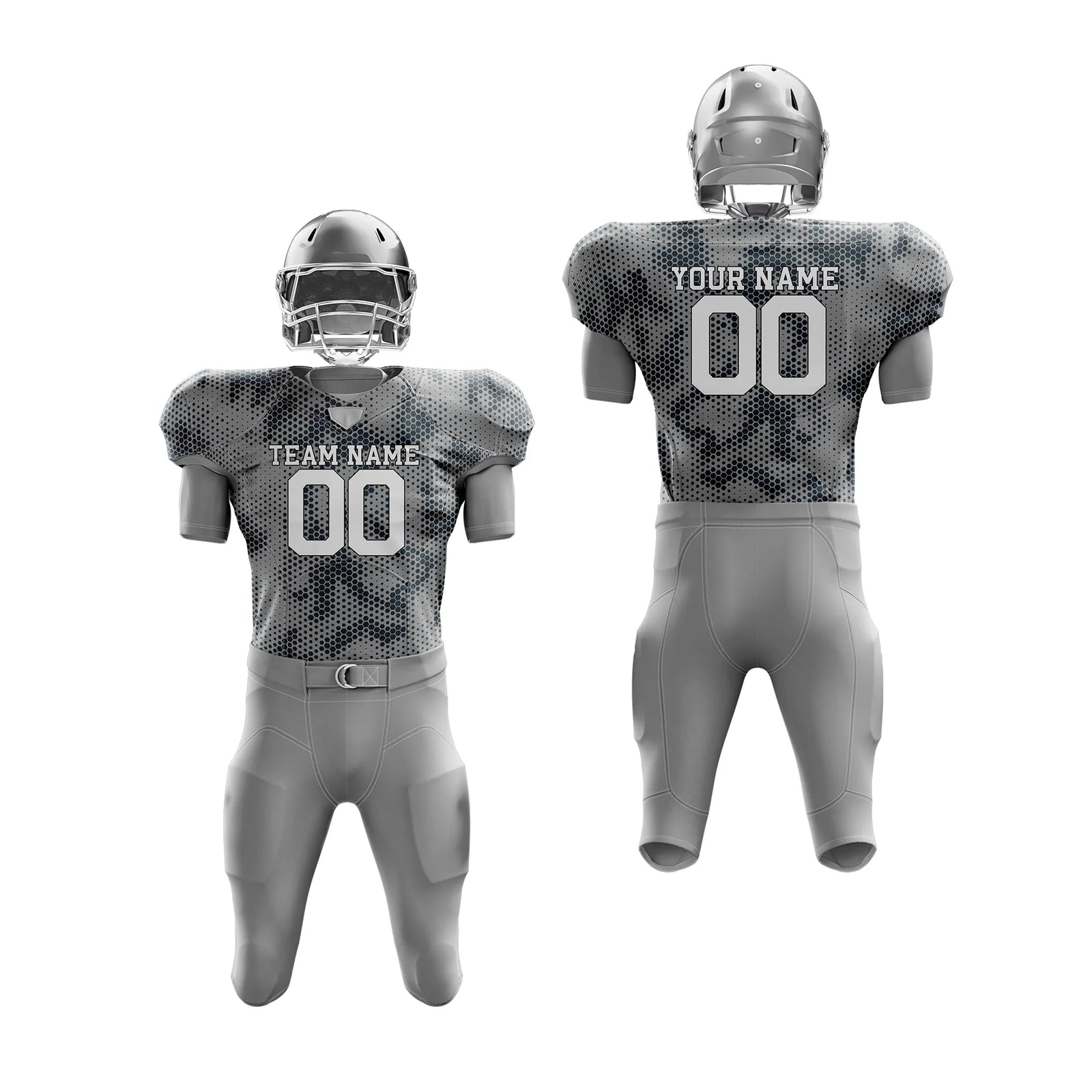 Custom Personalized D1 Camo Designs American Football Jersey with Name, Number & Team Logo