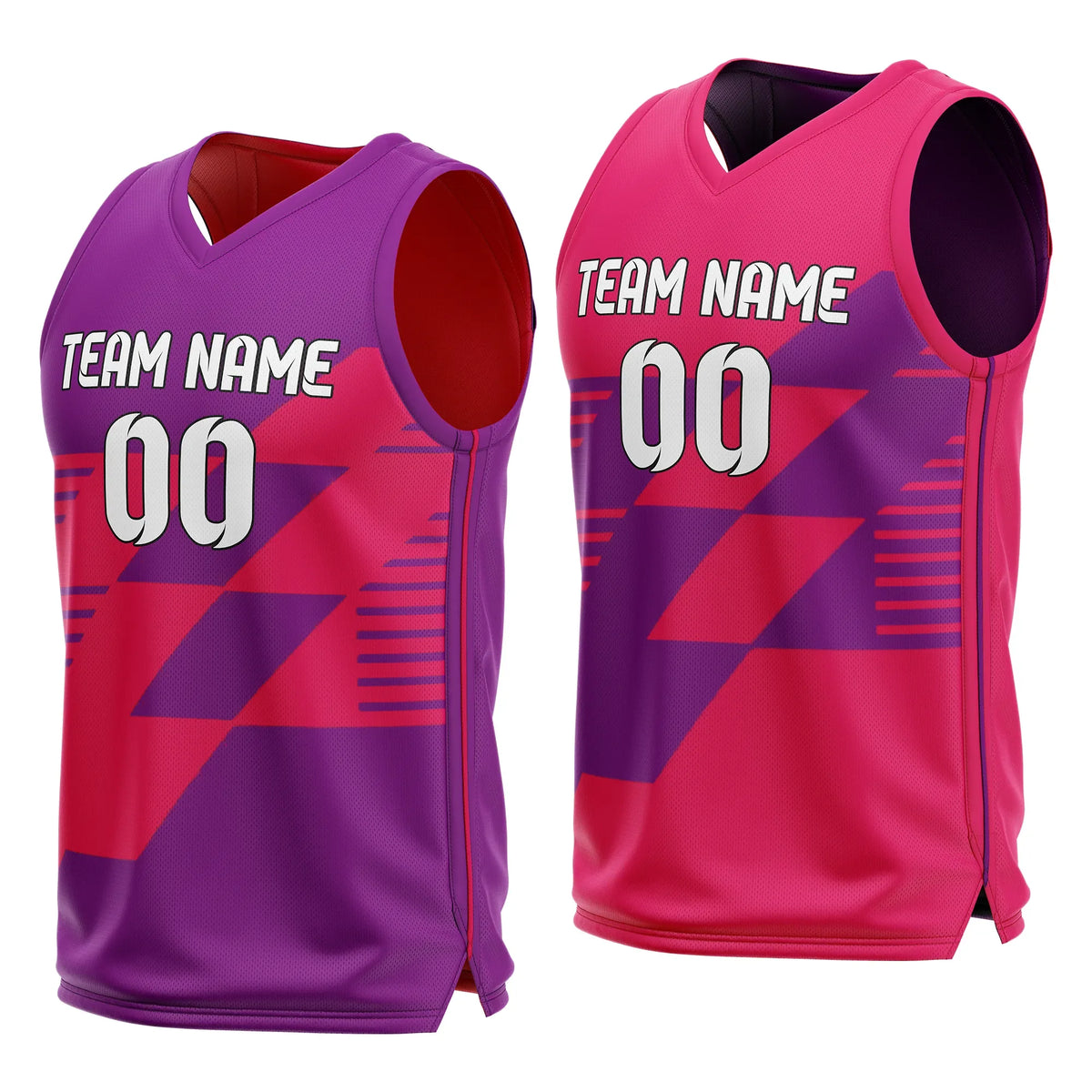Custom Apex Cut Reversible Top Sports Jersey Personalized Uniform with Name & Number