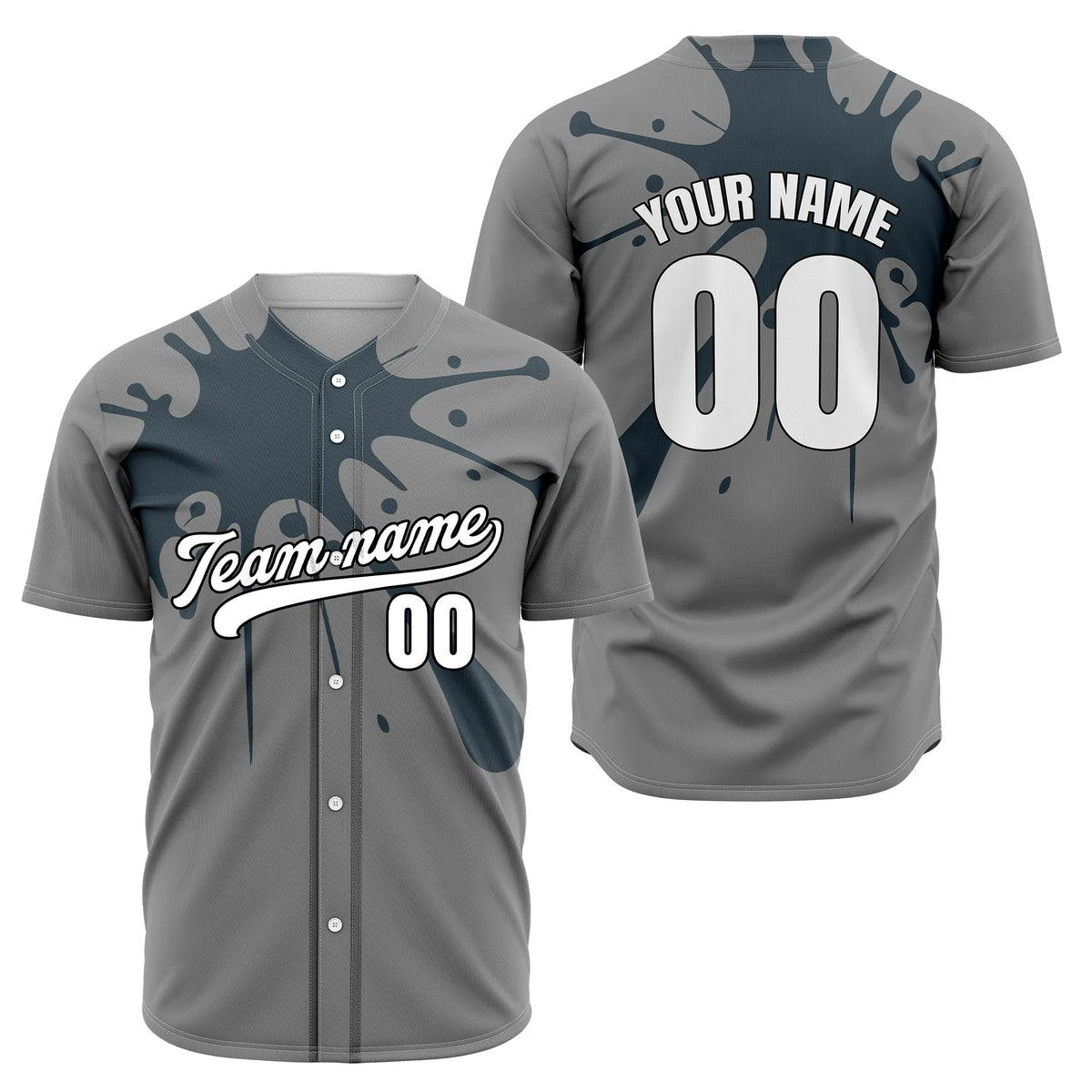 Custom Drip Force Black Sports Jersey Personalized Uniform with Name & Number