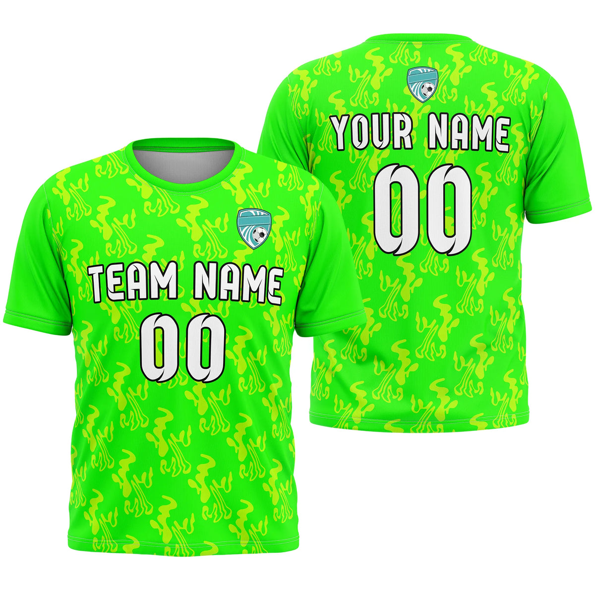 Custom Graffiti Pattern D1 Soccer Jersey Personalized Football Uniform with Name & Number