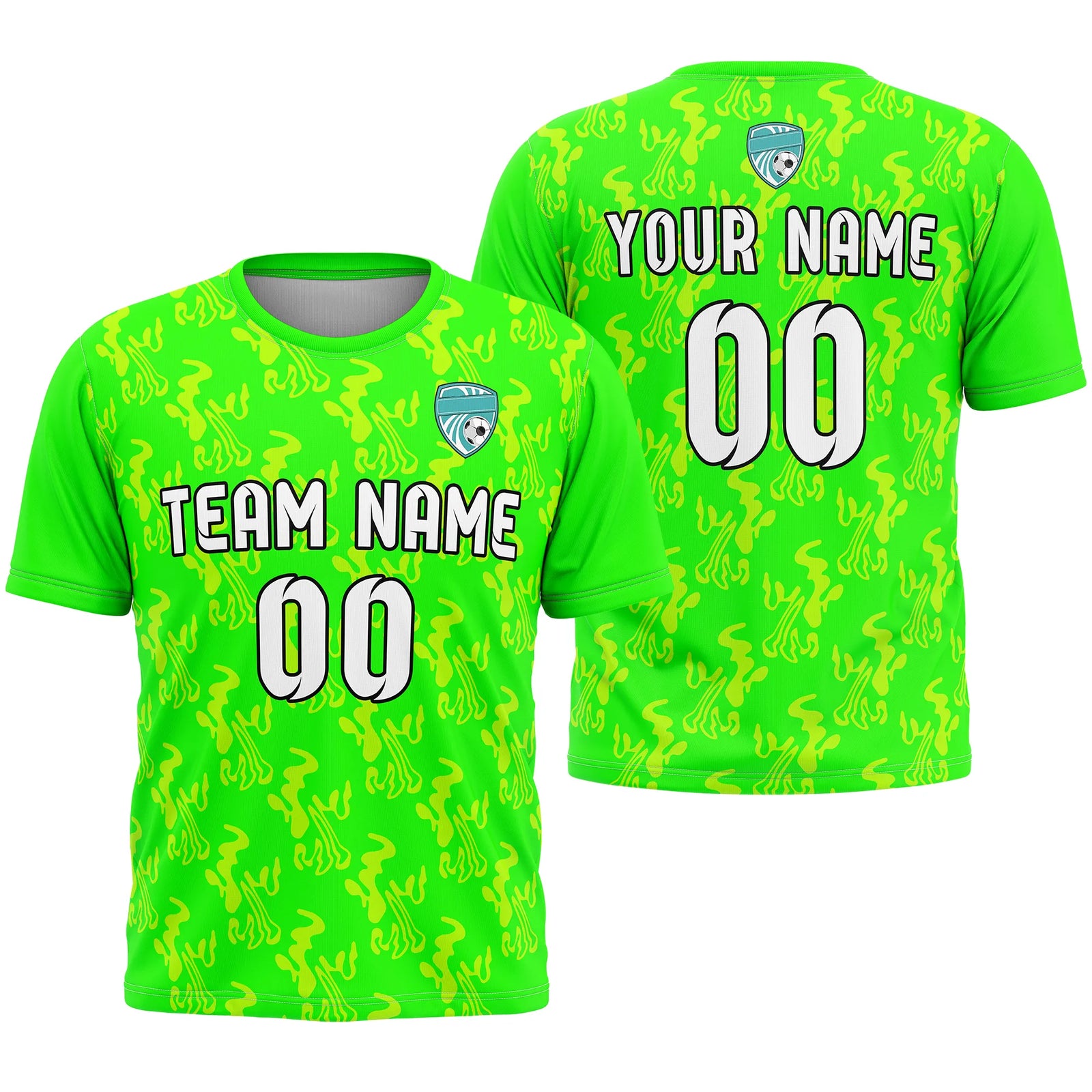 Custom Graffiti Pattern D1 Soccer Jersey Personalized Football Uniform with Name & Number