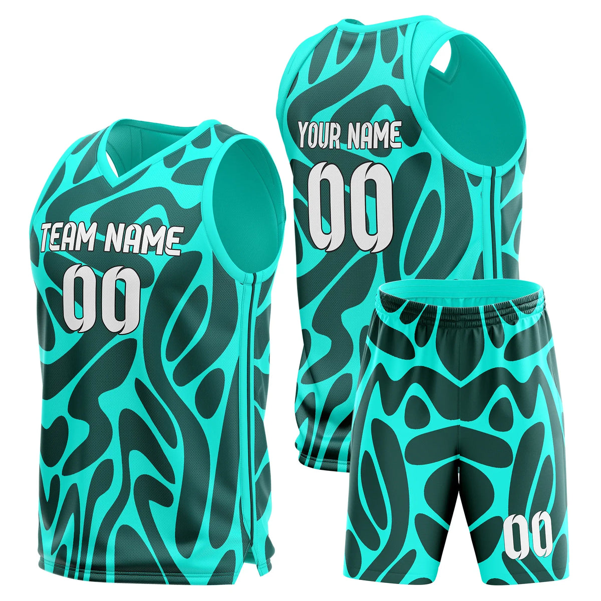 Custom Graphti Pattern Sets Prime Safari Sports Jersey Personalized Uniform with Name & Number