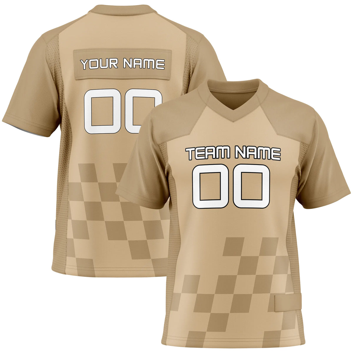 Custom Classic Style D2 Flag Football Jersey Personalized Uniform with Name & Number