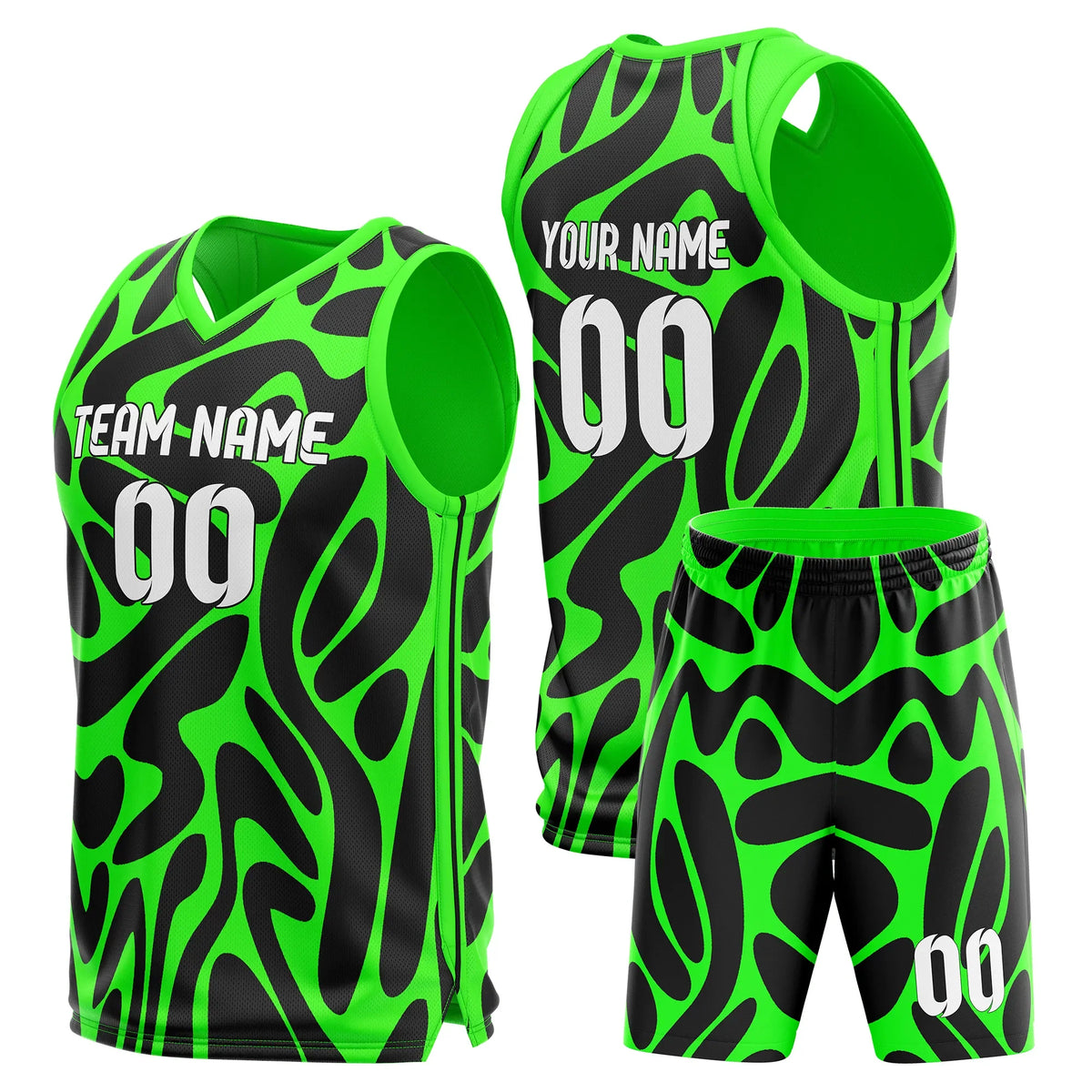 Custom Graphti Pattern Sets Prime Safari Sports Jersey Personalized Uniform with Name & Number