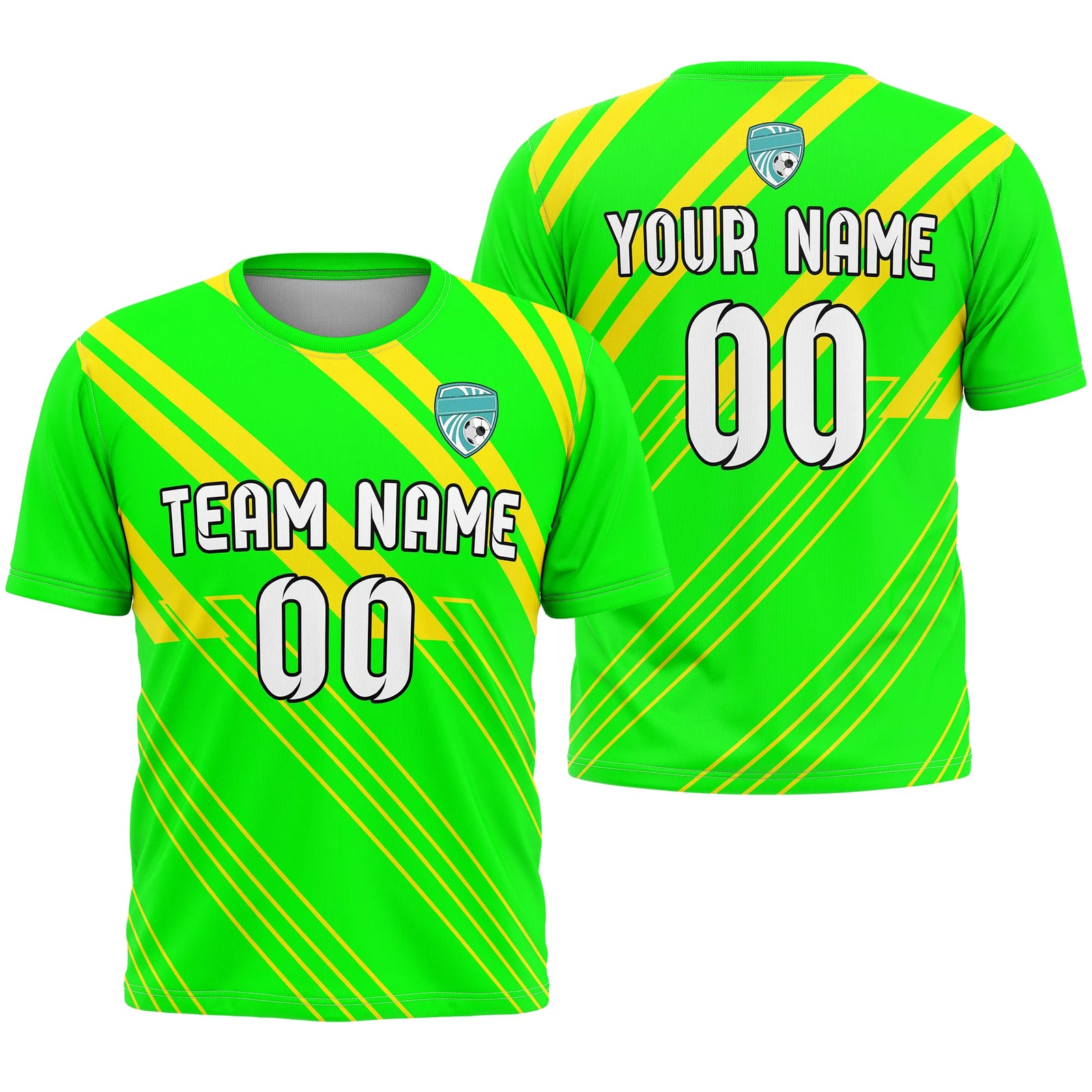 Custom Strip Fashion D4 Soccer Jersey Personalized Football Uniform with Name & Number