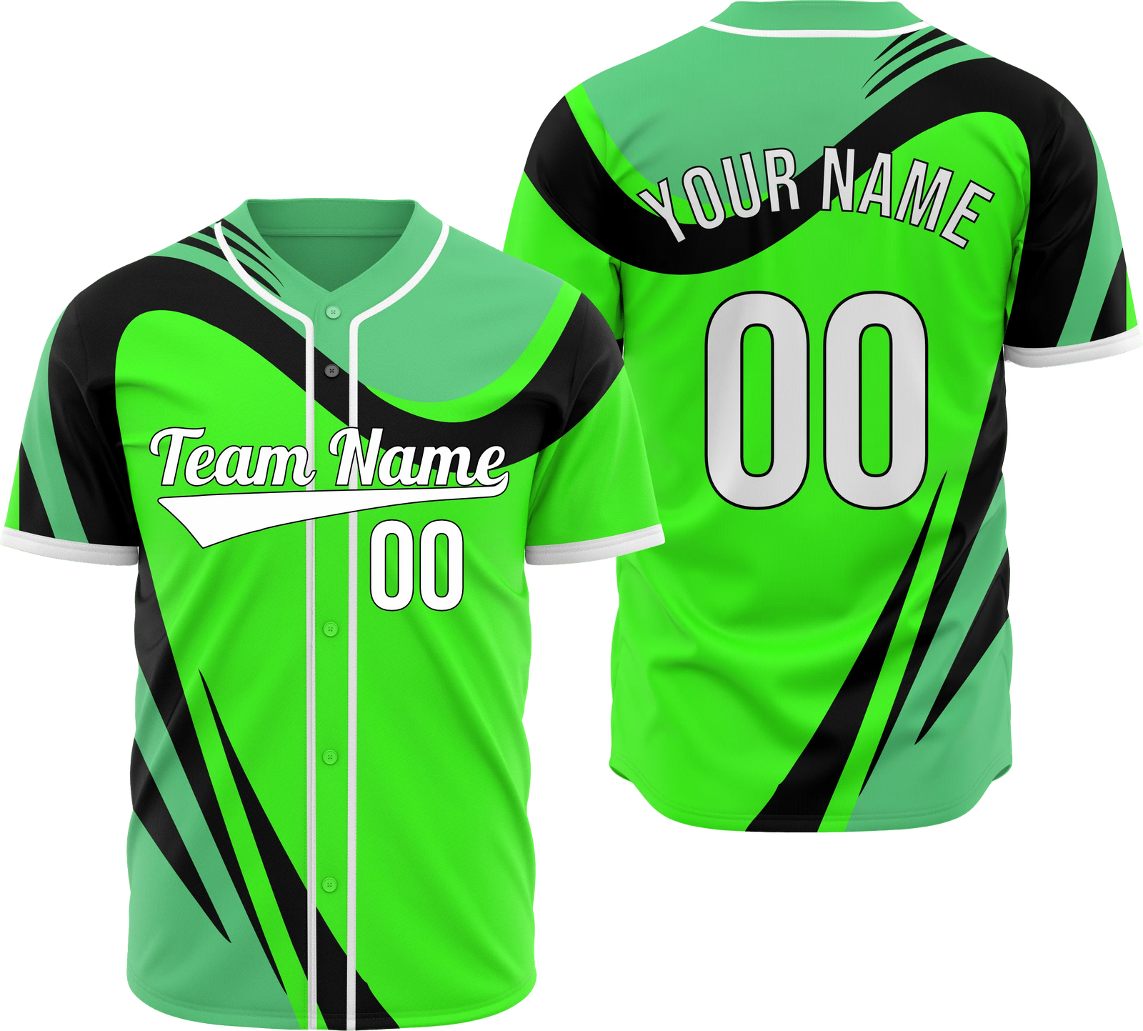 Custom Velocity Flow Baseball Sports Jersey Personalized Uniform with Name & Number