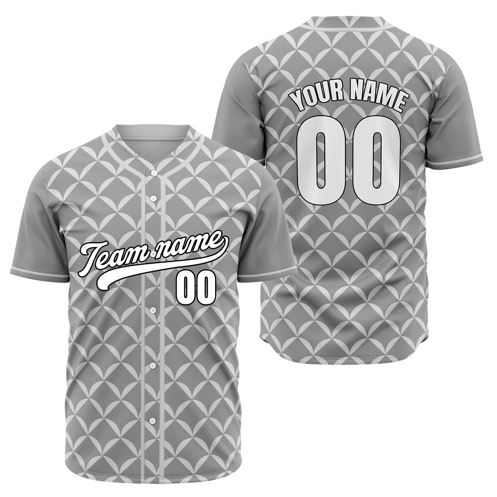 Custom Crystal Grid Baseball Sports Jersey Personalized Uniform with Name & Number