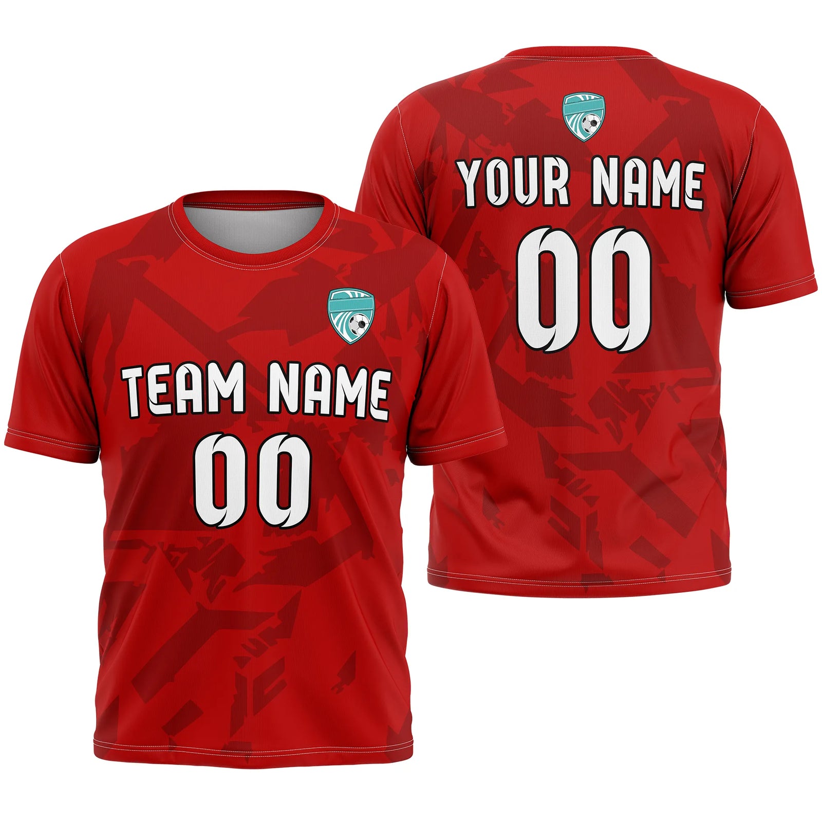 Custom Graffiti Pattern D2 Soccer Jersey Personalized Football Uniform with Name & Number
