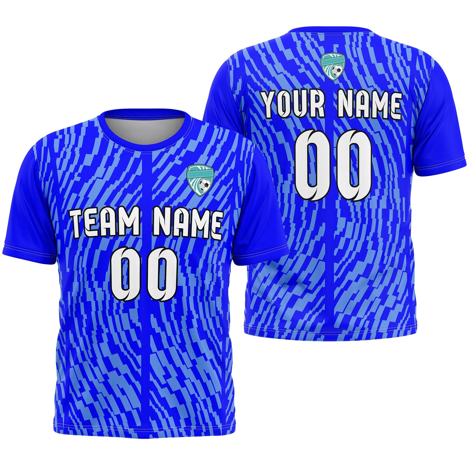 Custom Graffiti Pattern D3 Soccer Jersey Personalized Football Uniform with Name & Number