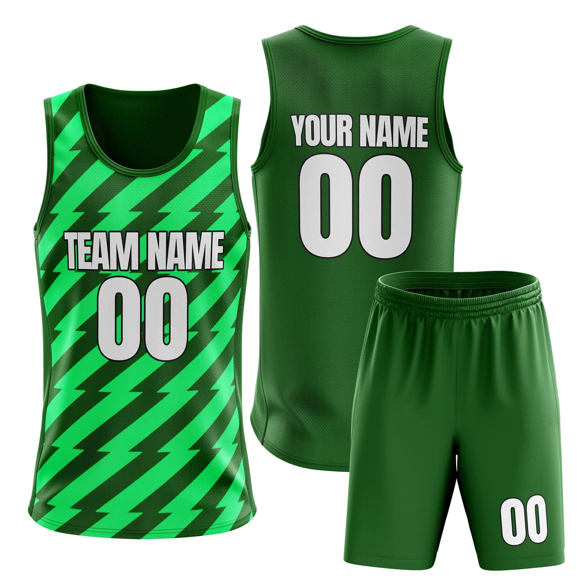 Custom Flash Strike Split Fashion Set Sports Jersey Personalized Uniform with Name & Number