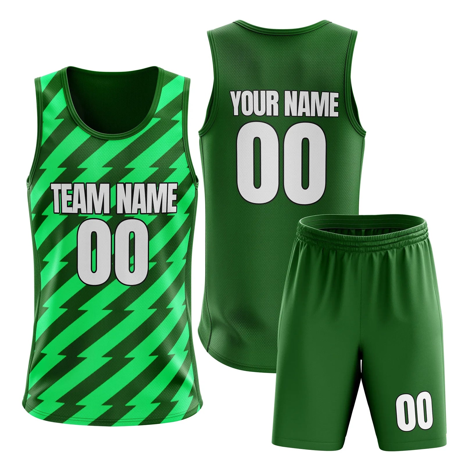 Custom Flash Strike Split Fashion Set Sports Jersey Personalized Uniform with Name & Number