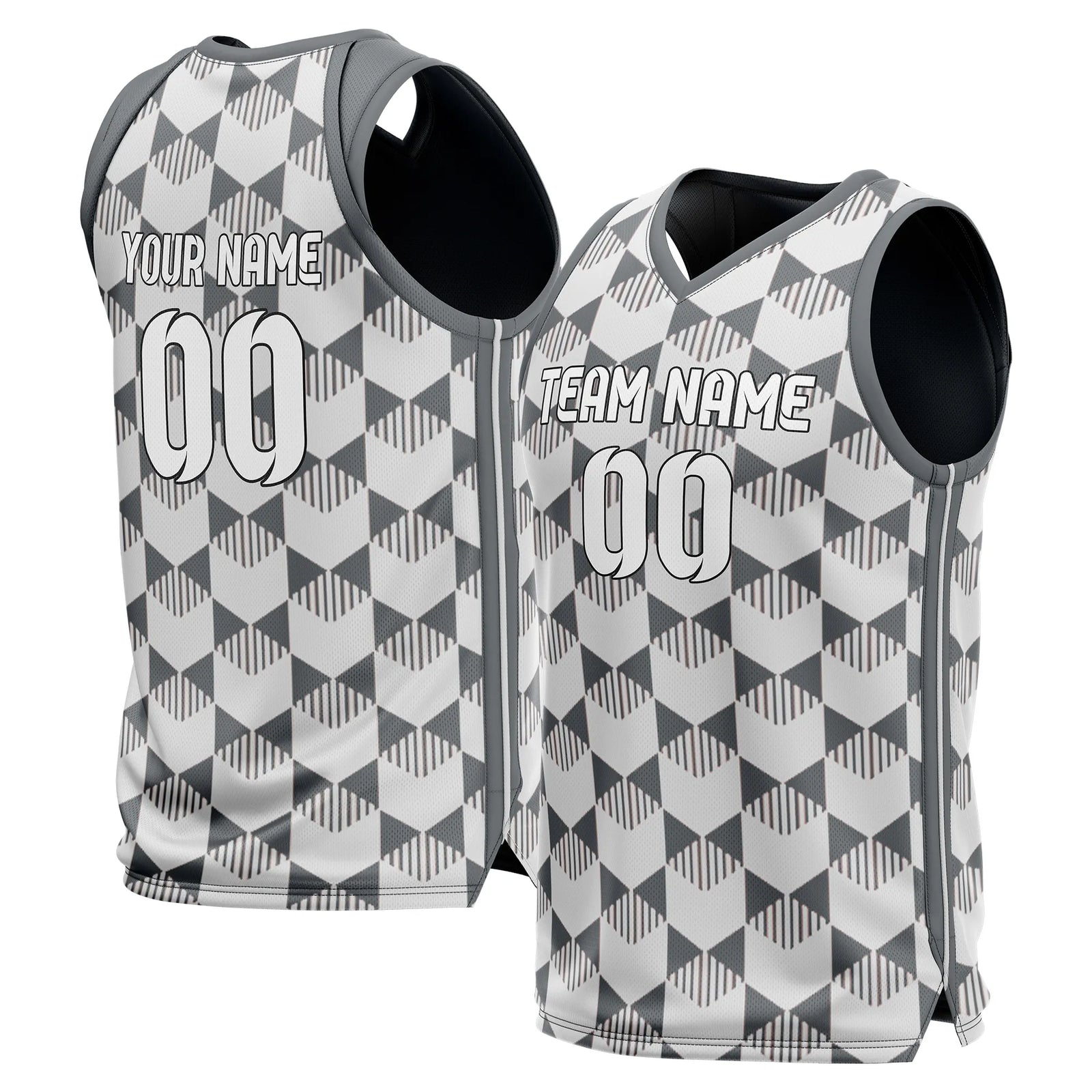 Custom Geo-Fusion Printed Jersey Sports Jersey Personalized Uniform with Name & Number