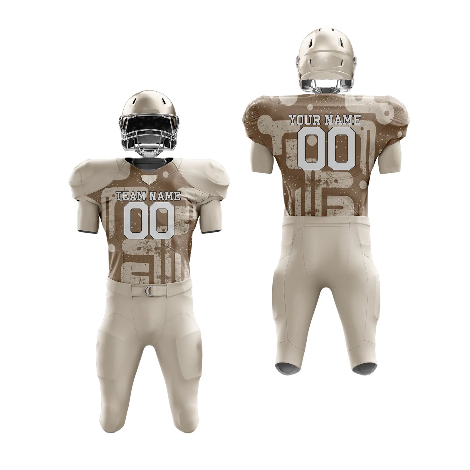 Custom Personalized D3 Graffiti pattern American Football Jersey with Name, Number & Team Logo