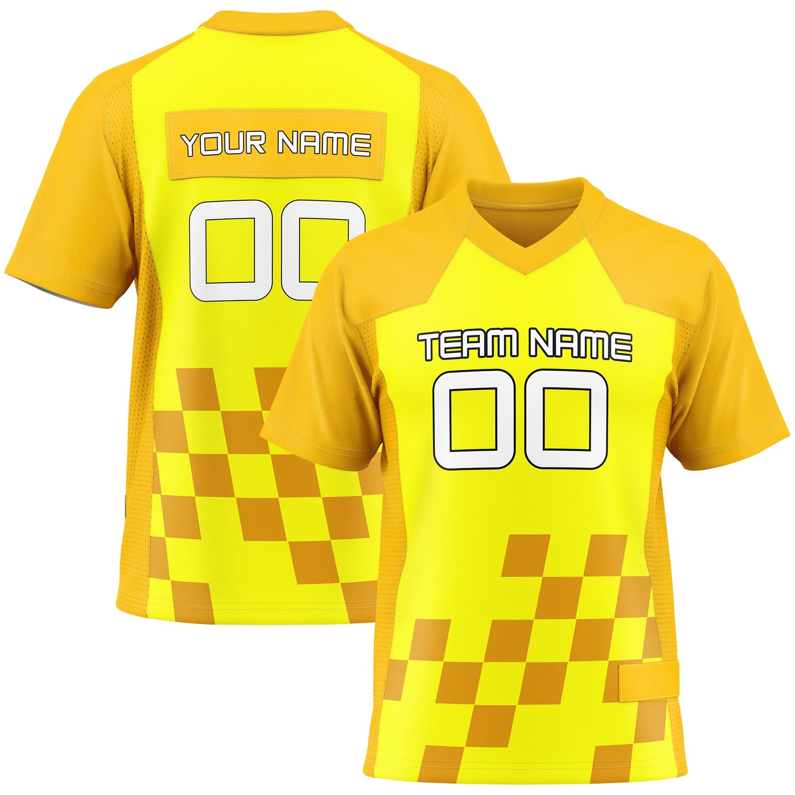 Custom Classic Style D2 Flag Football Jersey Personalized Uniform with Name & Number
