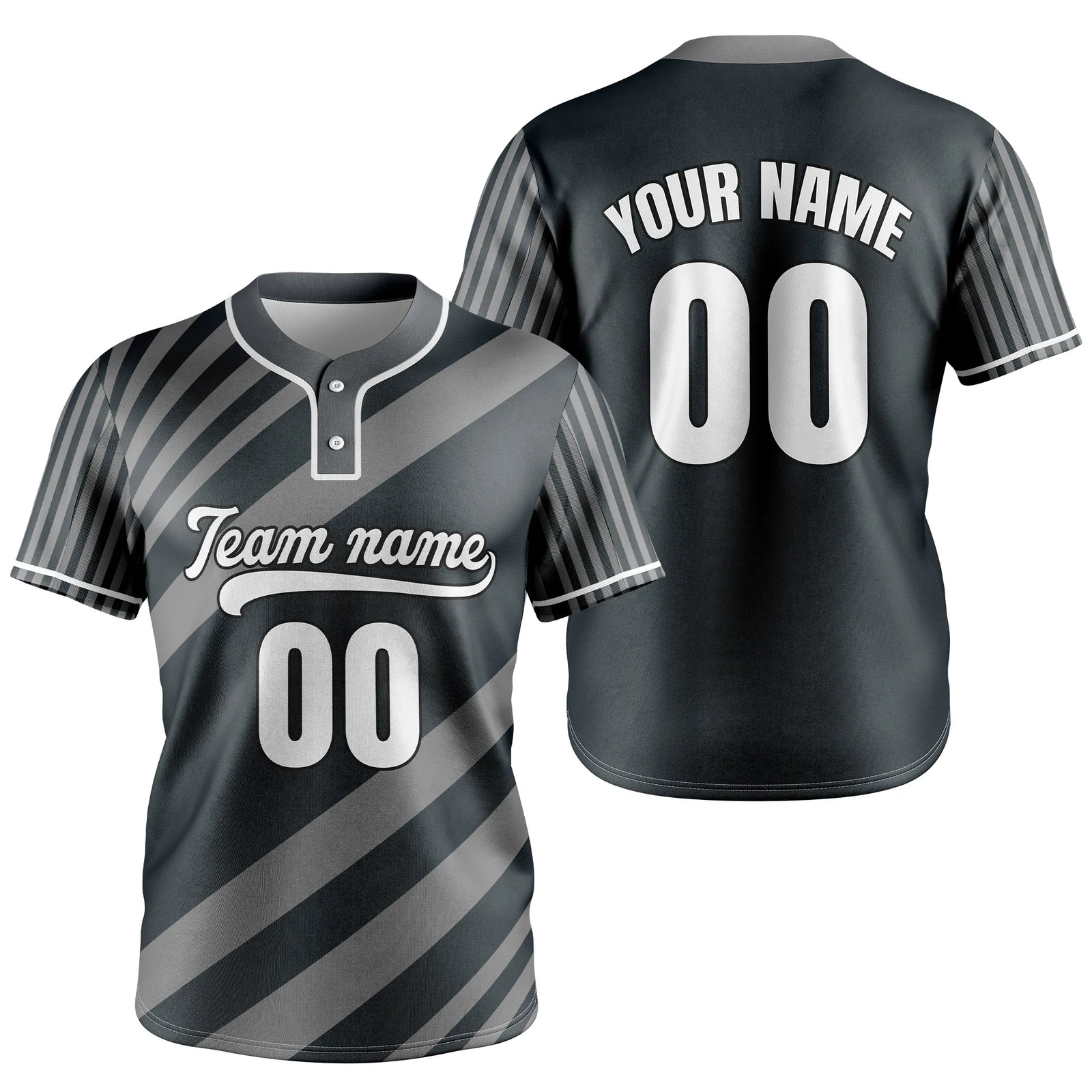 Custom Strike Force Baseball Aqua Sports Jersey Personalized Uniform with Name & Number