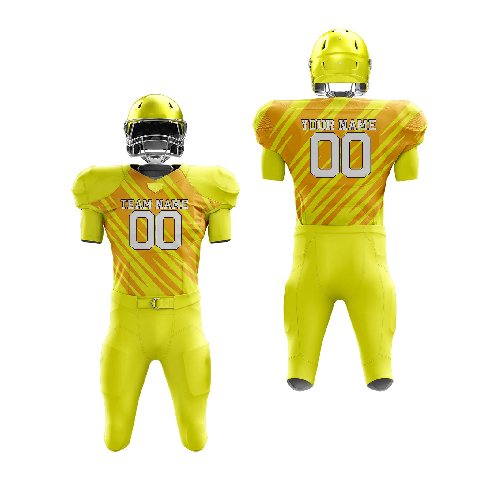 Custom Personalized D4 Full Pattern American Football Jersey with Name, Number & Team Logo