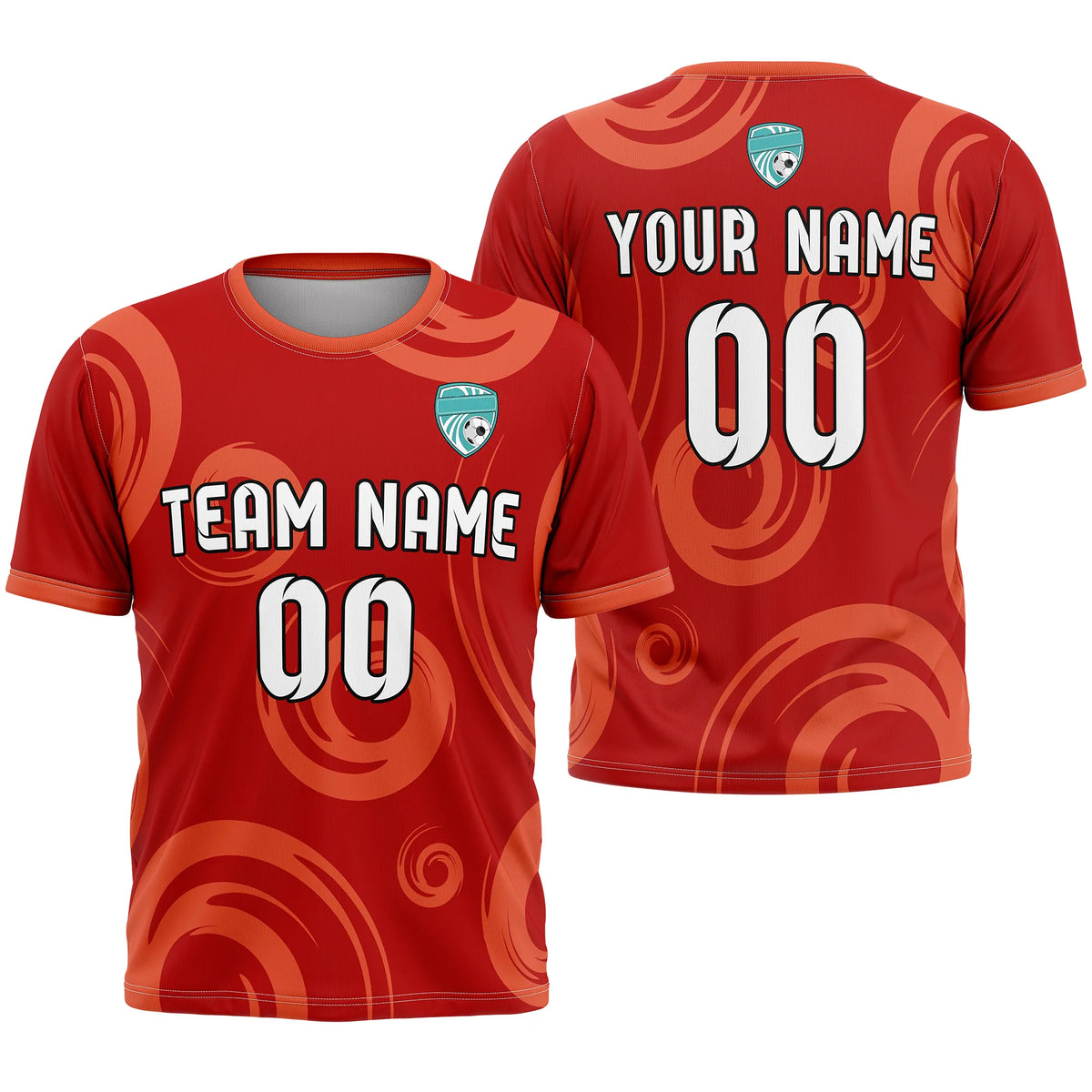 Custom Abstract Pattern D1 Soccer Jersey Personalized Football Uniform with Name & Number