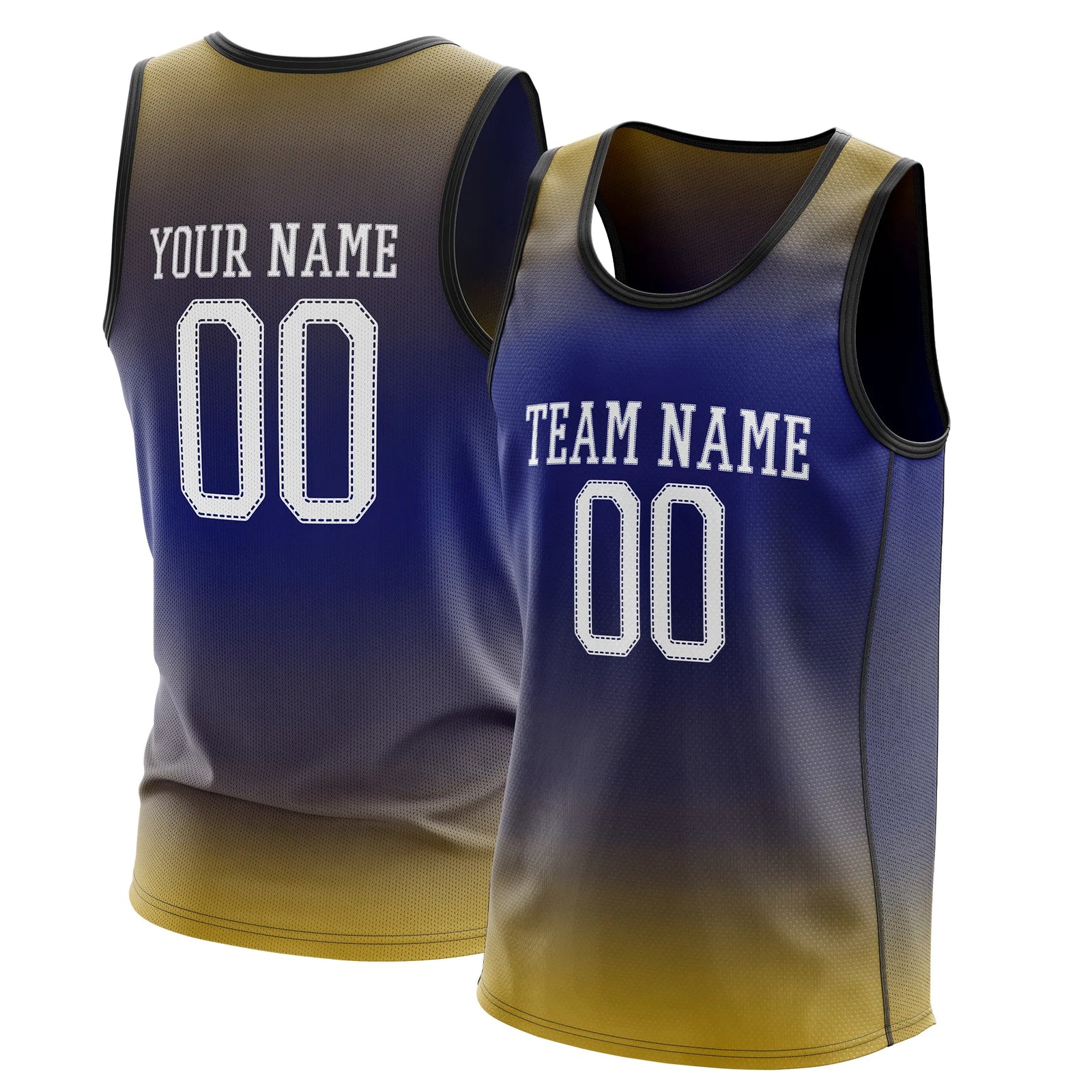 Custom Gradient fashion top Victory Fade Sports Jersey Personalized Uniform with Name & Number