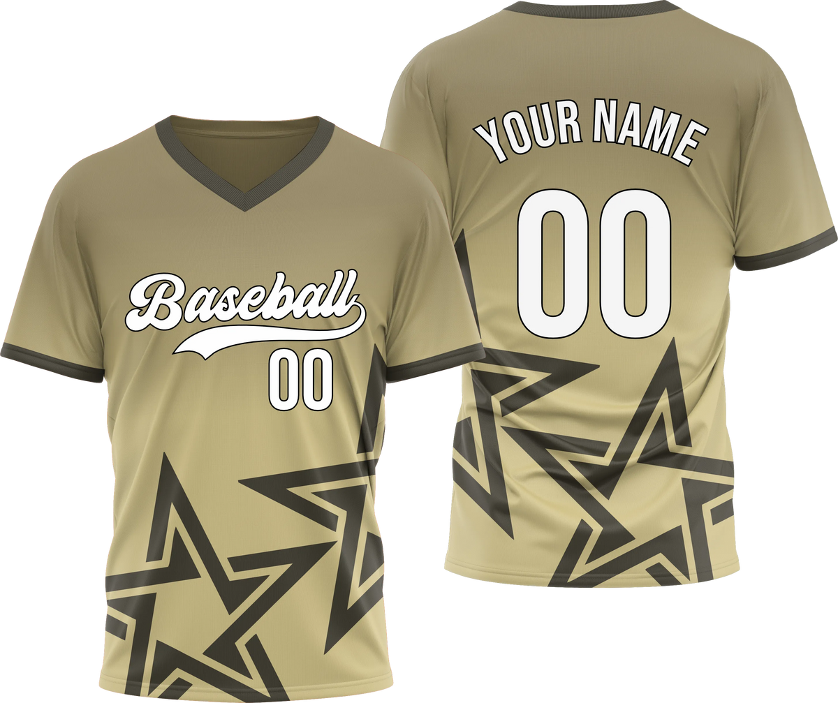 Custom Stellar Edge Gradient Baseball Sports Jersey Personalized Uniform with Name & Number