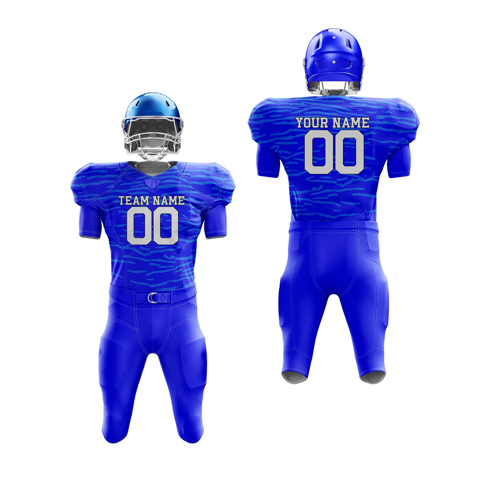 Custom Personalized D3 Camo Designs American Football Jersey with Name, Number & Team Logo