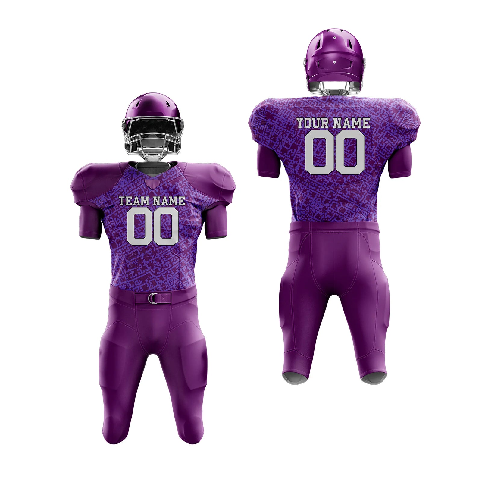 Custom Personalized D5 Graffiti pattern American Football Jersey with Name, Number & Team Logo