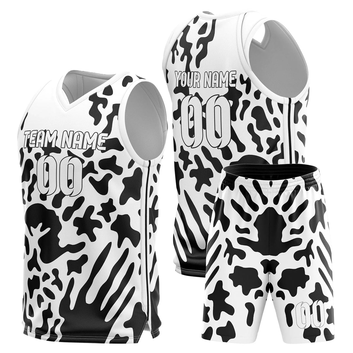 Custom Graphti Pattern Sets Golden Terrain Sports Jersey Personalized Uniform with Name & Number