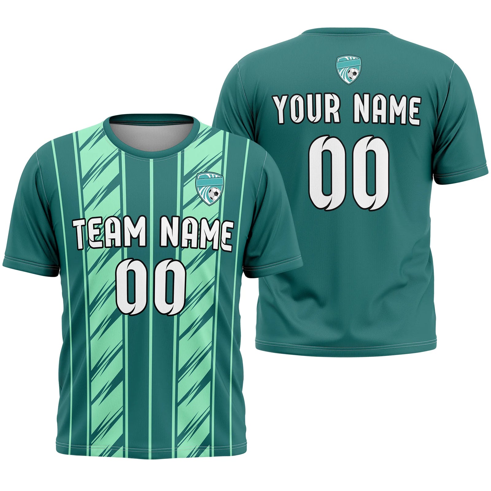 Custom Strip Fashion D2 Soccer Jersey Personalized Football Uniform with Name & Number