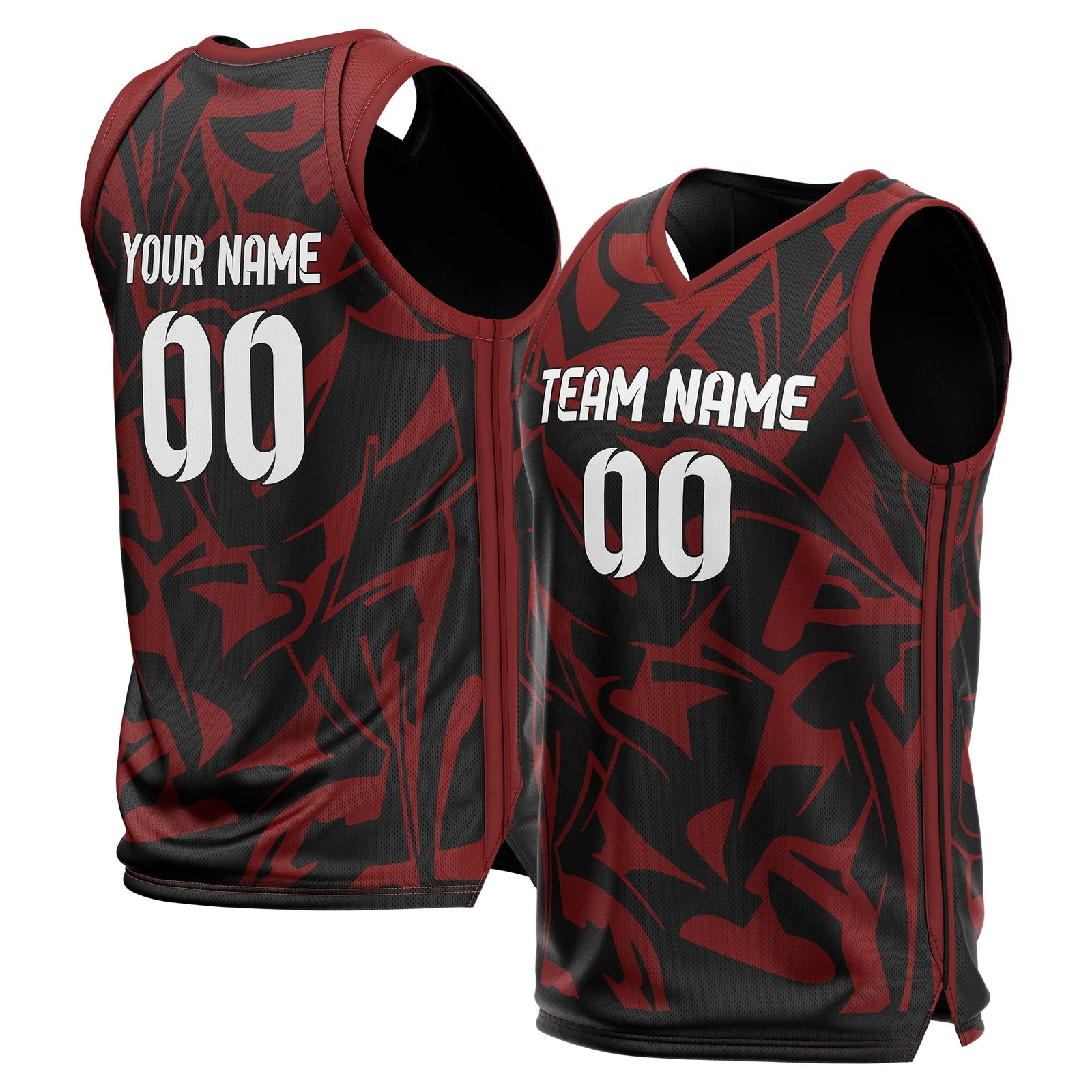 Custom Gaphti Pattern Tops Ignite Sports Jersey Personalized Uniform with Name & Number