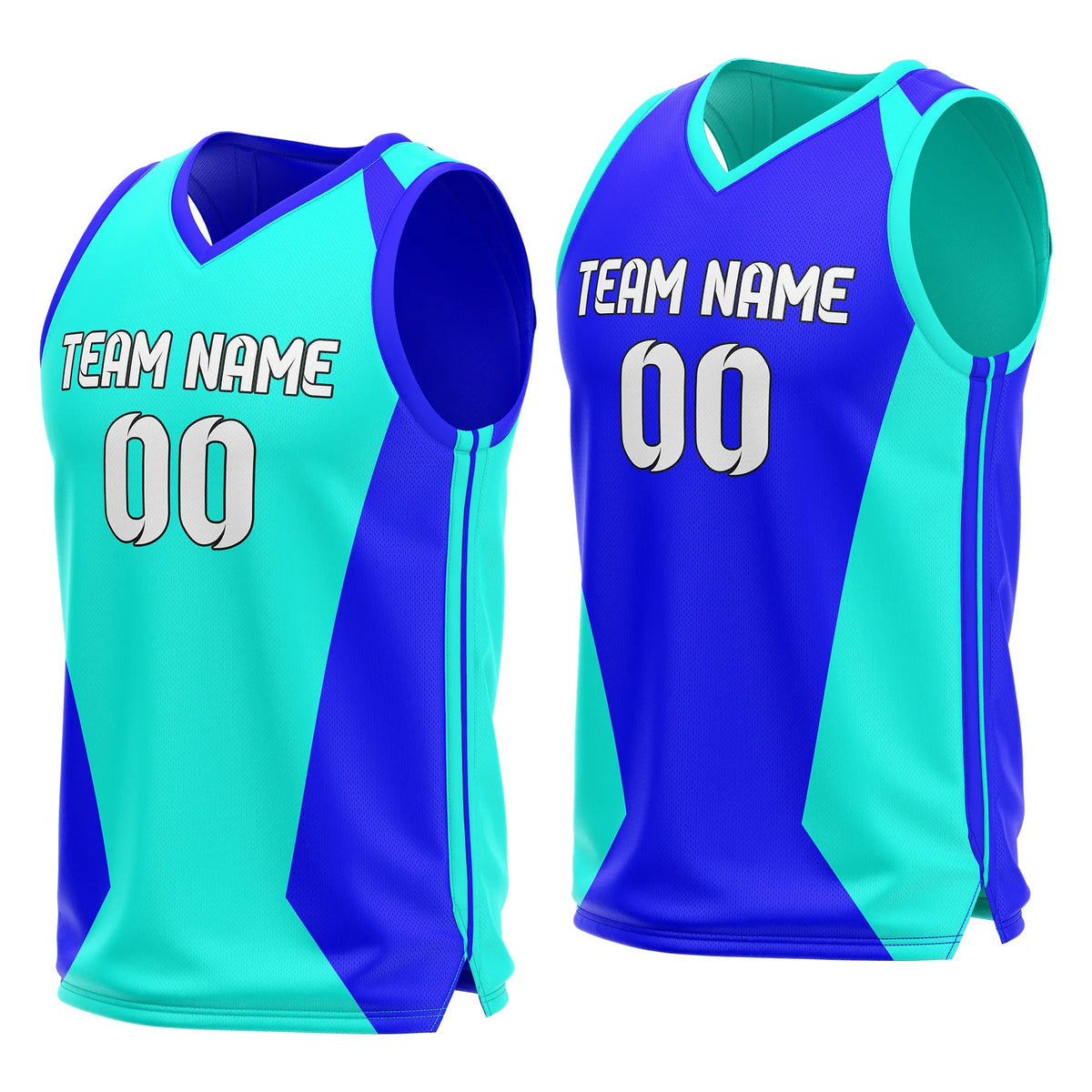 Custom Power Panel Reversible Top Sports Jersey Personalized Uniform with Name & Number