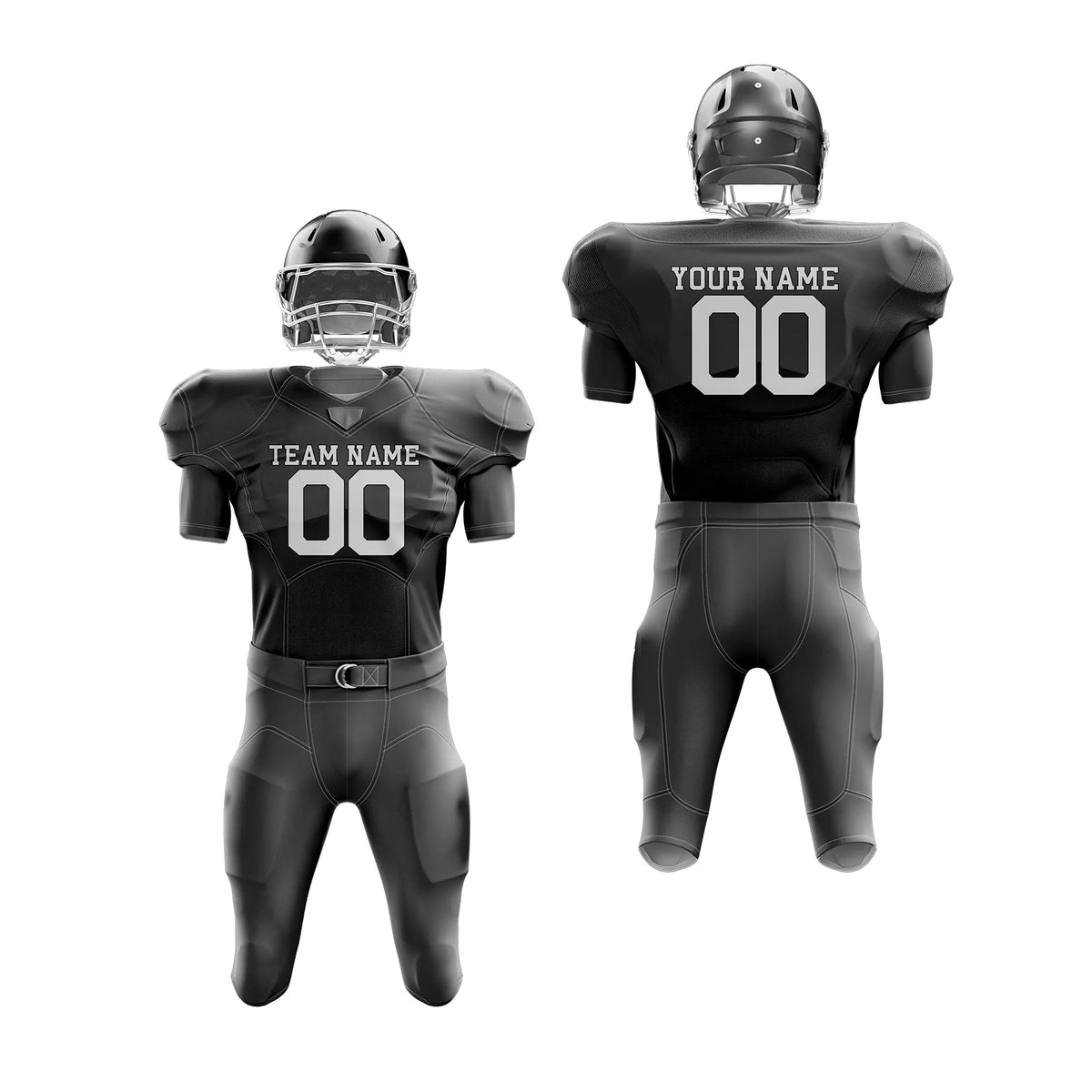 Custom Personalized D5 Split Fashion American Football Jersey with Name, Number & Team Logo