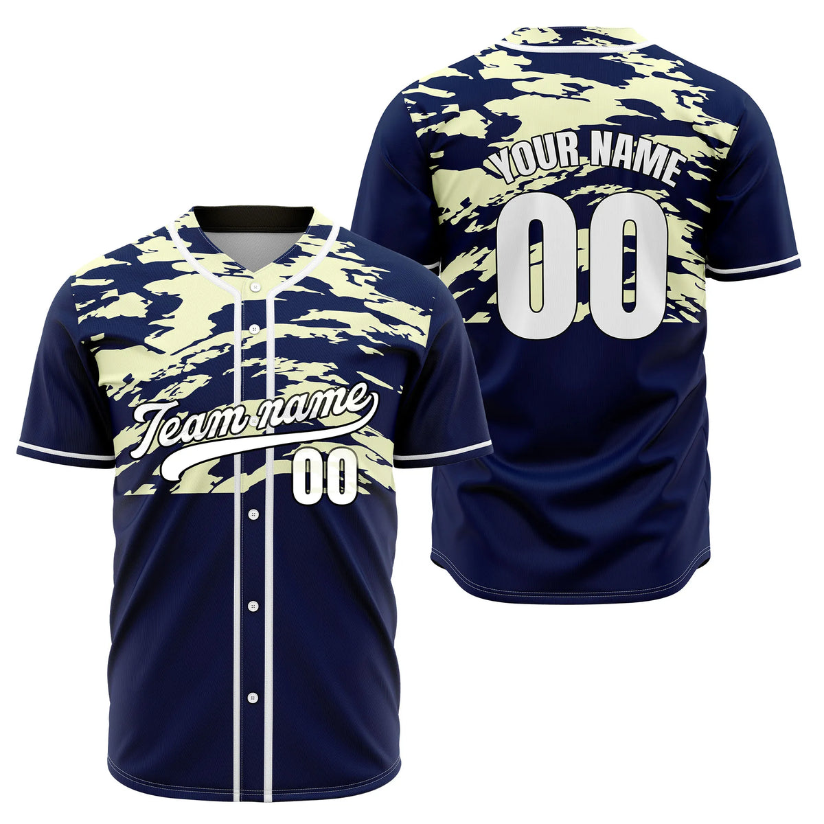 Custom Split Motion Baseball Sports Jersey Personalized Uniform with Name & Number