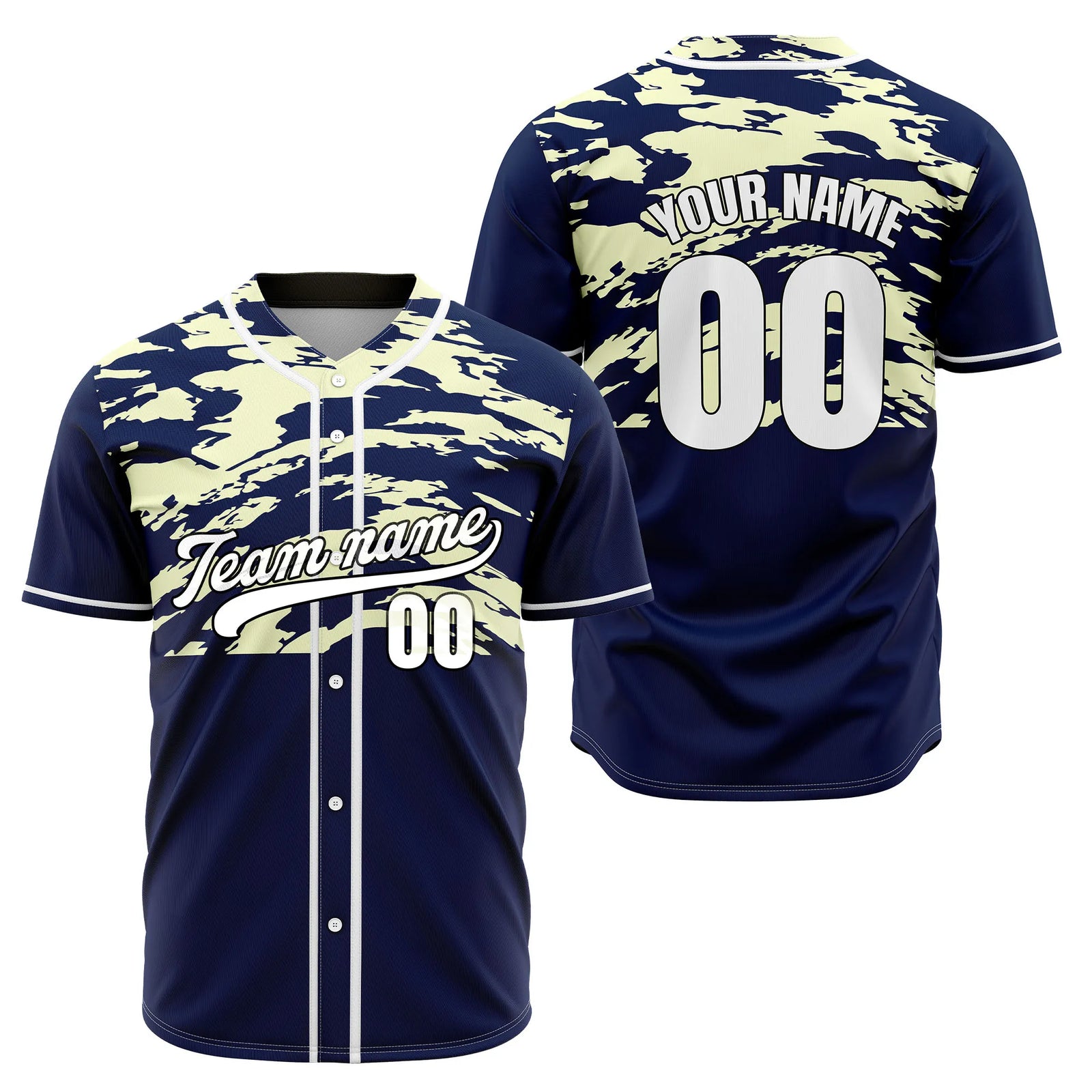 Custom Split Motion Baseball Sports Jersey Personalized Uniform with Name & Number