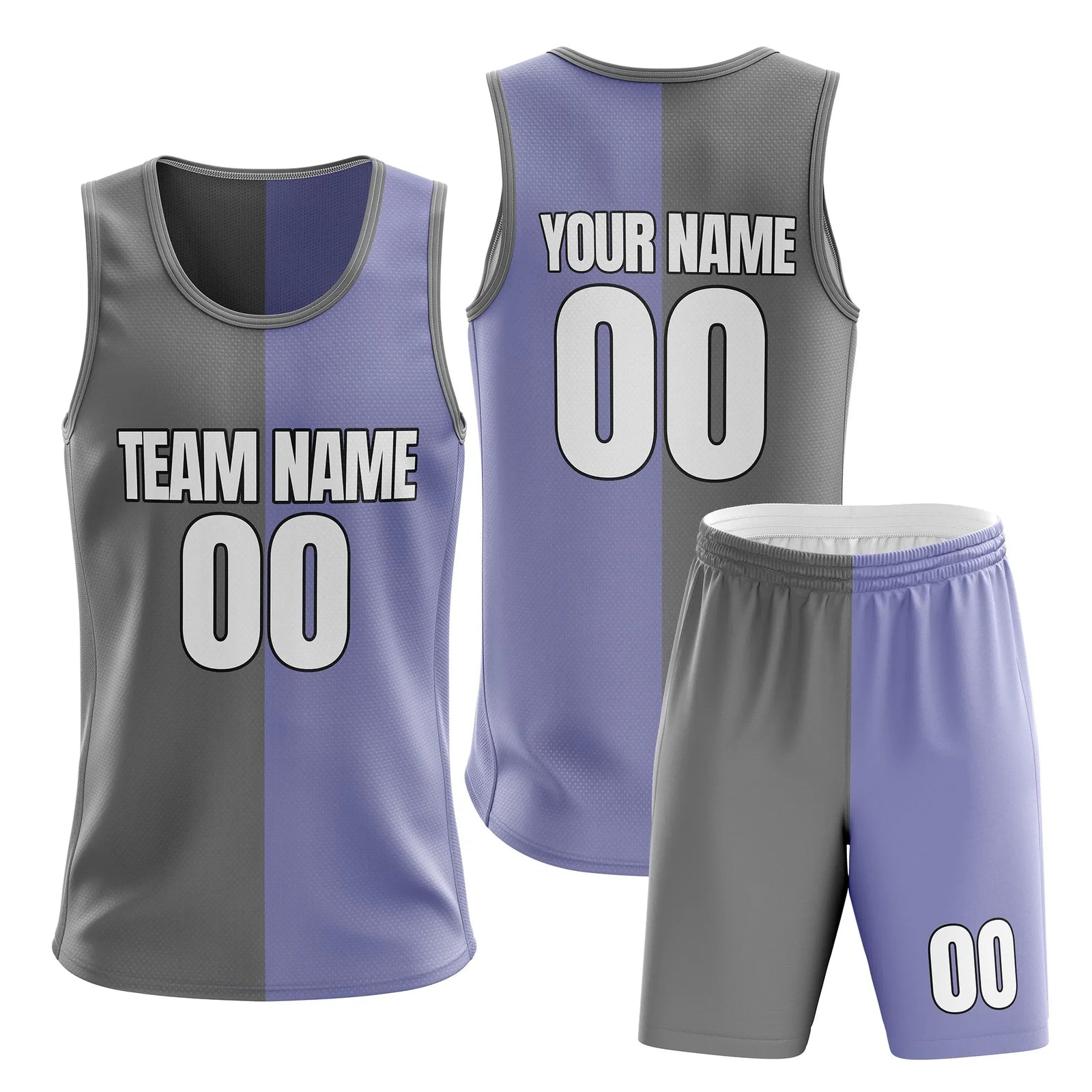 Custom Split Fusion Split Fashion Set Sports Jersey Personalized Uniform with Name & Number