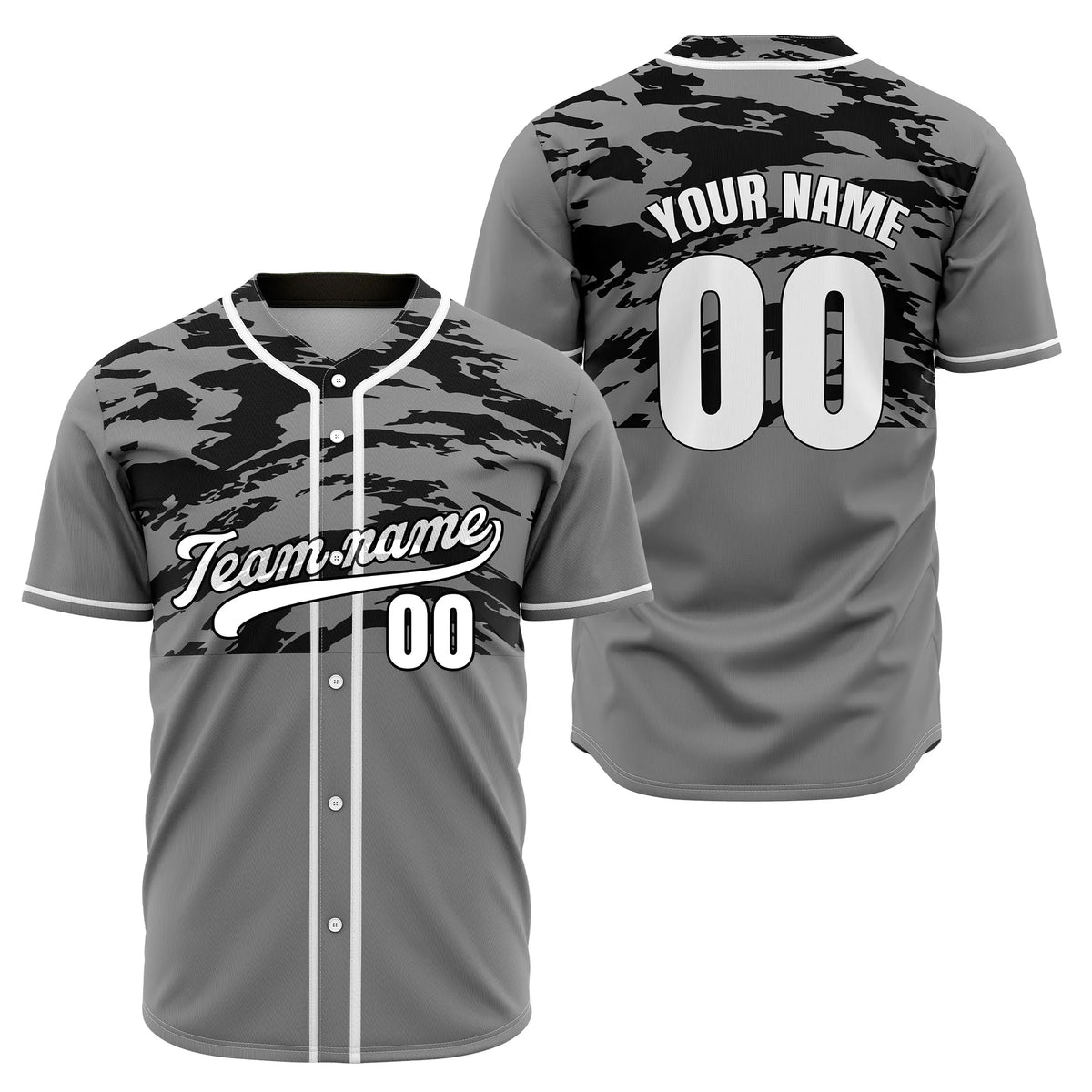Custom Split Motion Baseball Sports Jersey Personalized Uniform with Name & Number