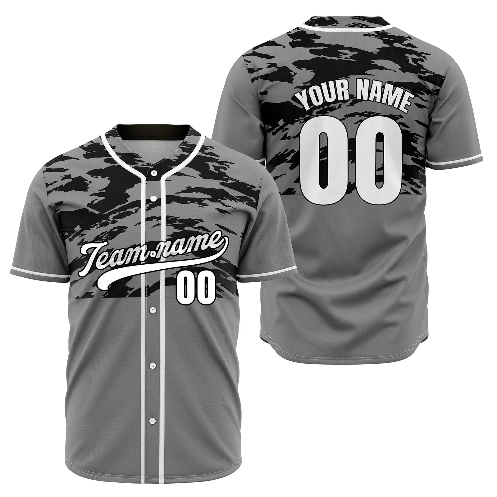 Custom Split Motion Baseball Sports Jersey Personalized Uniform with Name & Number