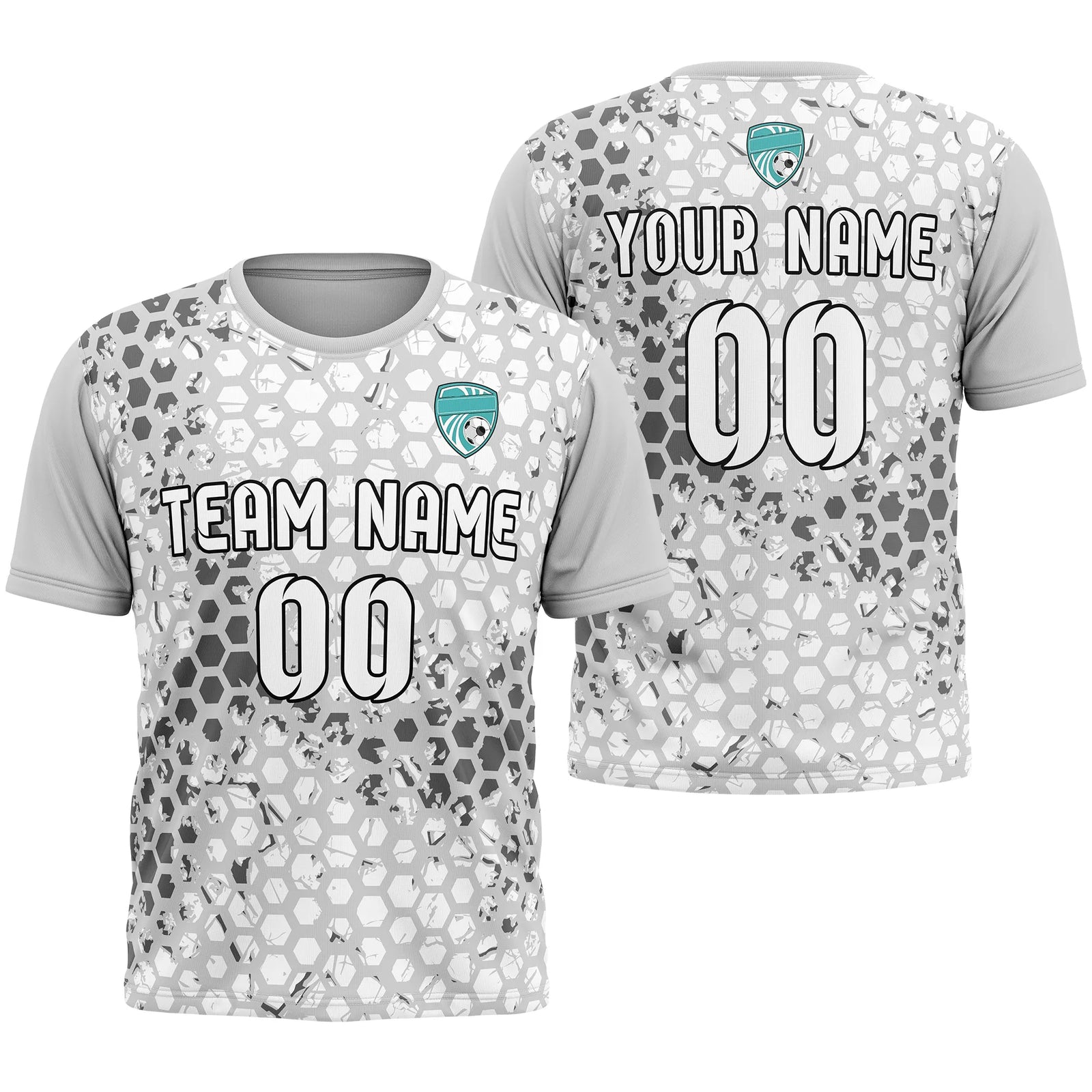 Custom R-Full Pattern D1 Soccer Jersey Personalized Football Uniform with Name & Number
