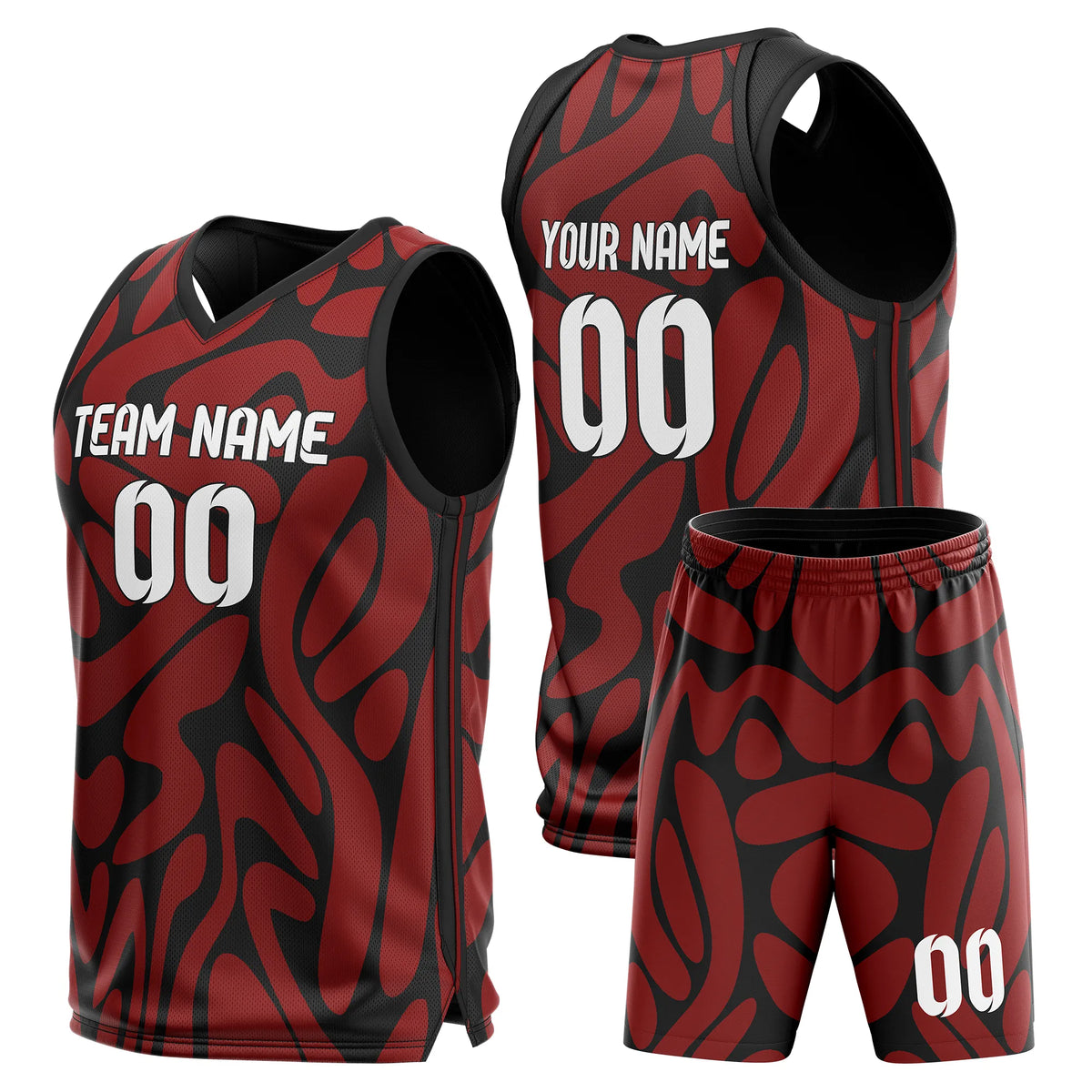 Custom Graphti Pattern Sets Prime Safari Sports Jersey Personalized Uniform with Name & Number
